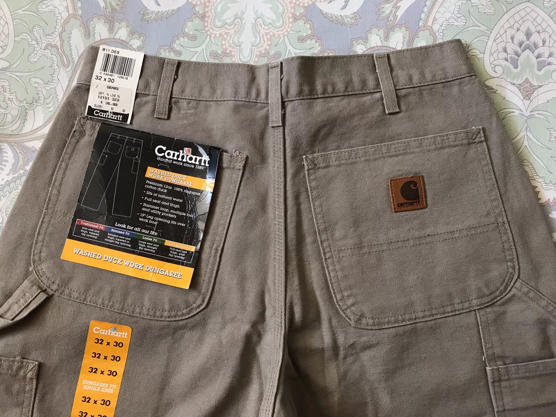 Carhartt Carhartt B11 DES W32L30 Dungarees Size US 32 / EU 48 - 5 Thumbnail
