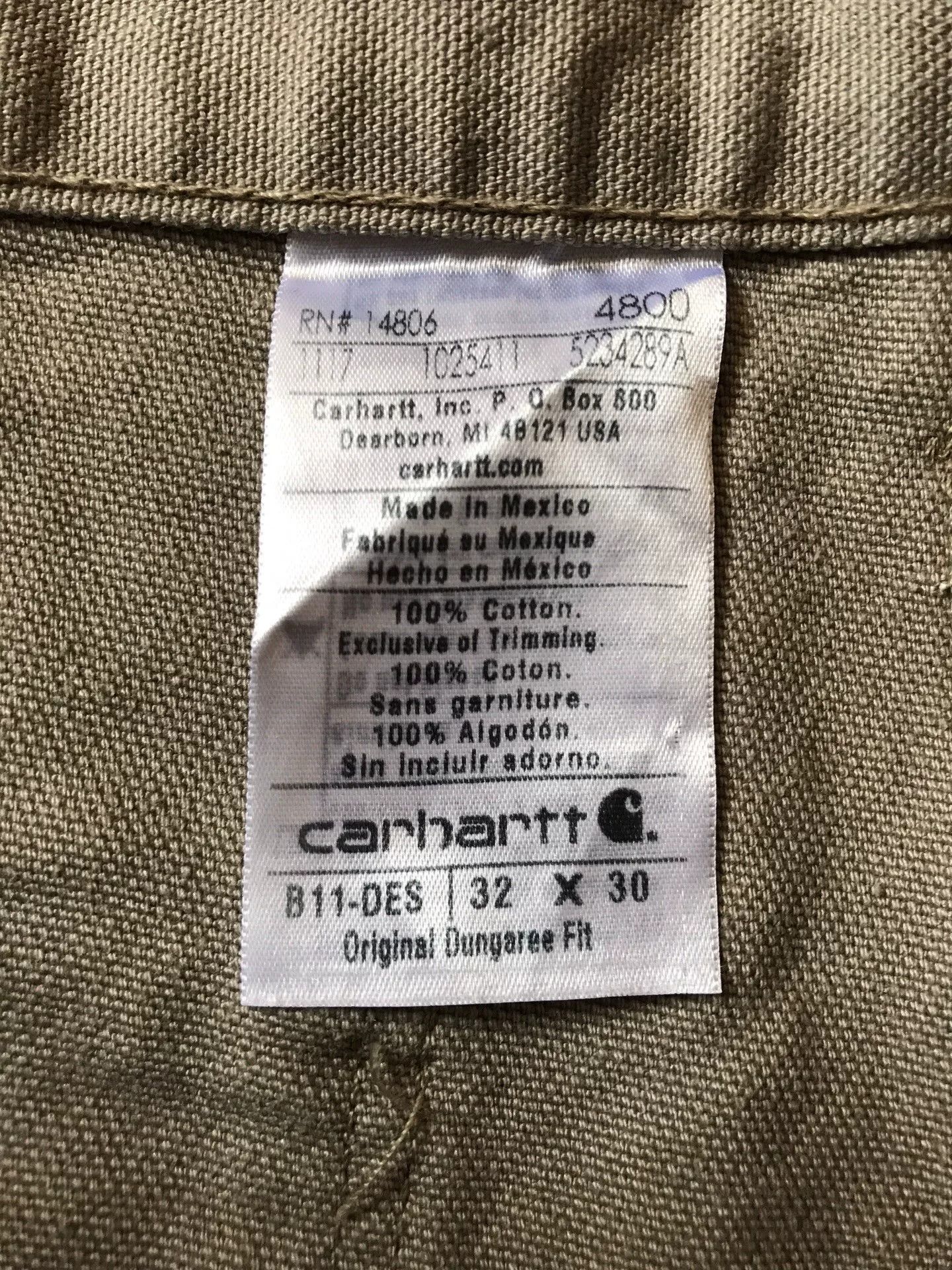 Carhartt Carhartt B11 DES Desert Canvas Cargo Pants Size US 32 / EU 48 - 9 Thumbnail