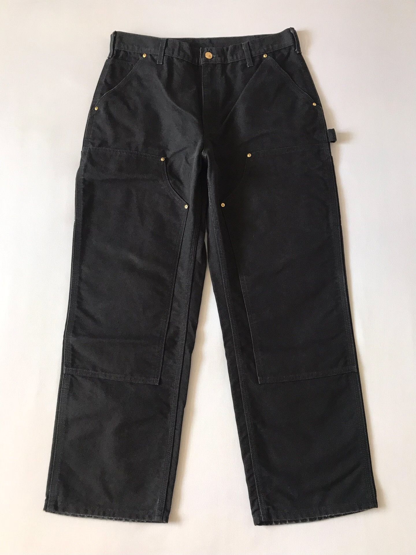 Carhartt Carhartt B01 W34L30 Black Work Pants Size US 34 / EU 50 - 2 Thumbnail