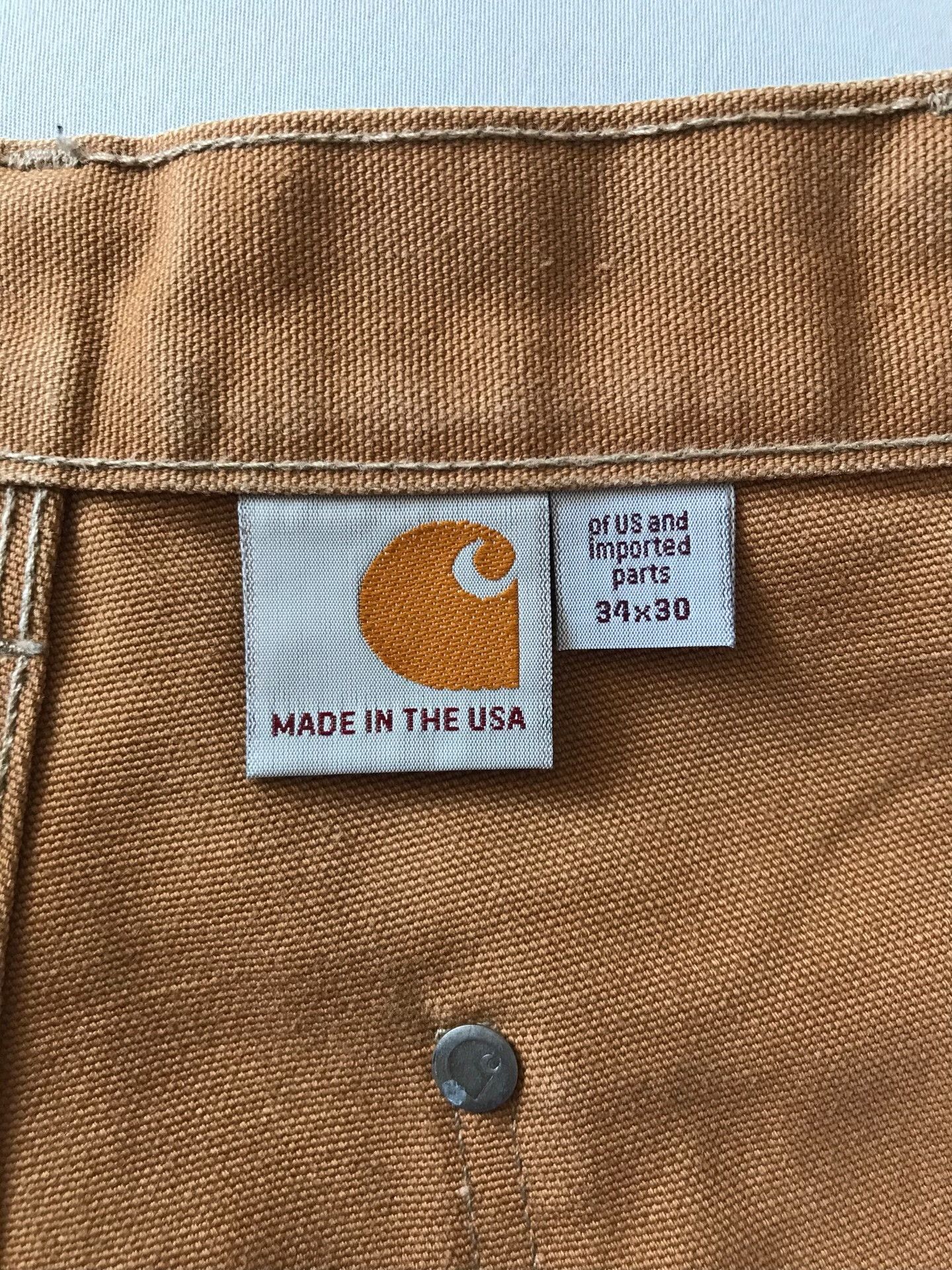 Carhartt Carhartt B01 W34L30 Work Pants Size US 34 / EU 50 - 8 Thumbnail