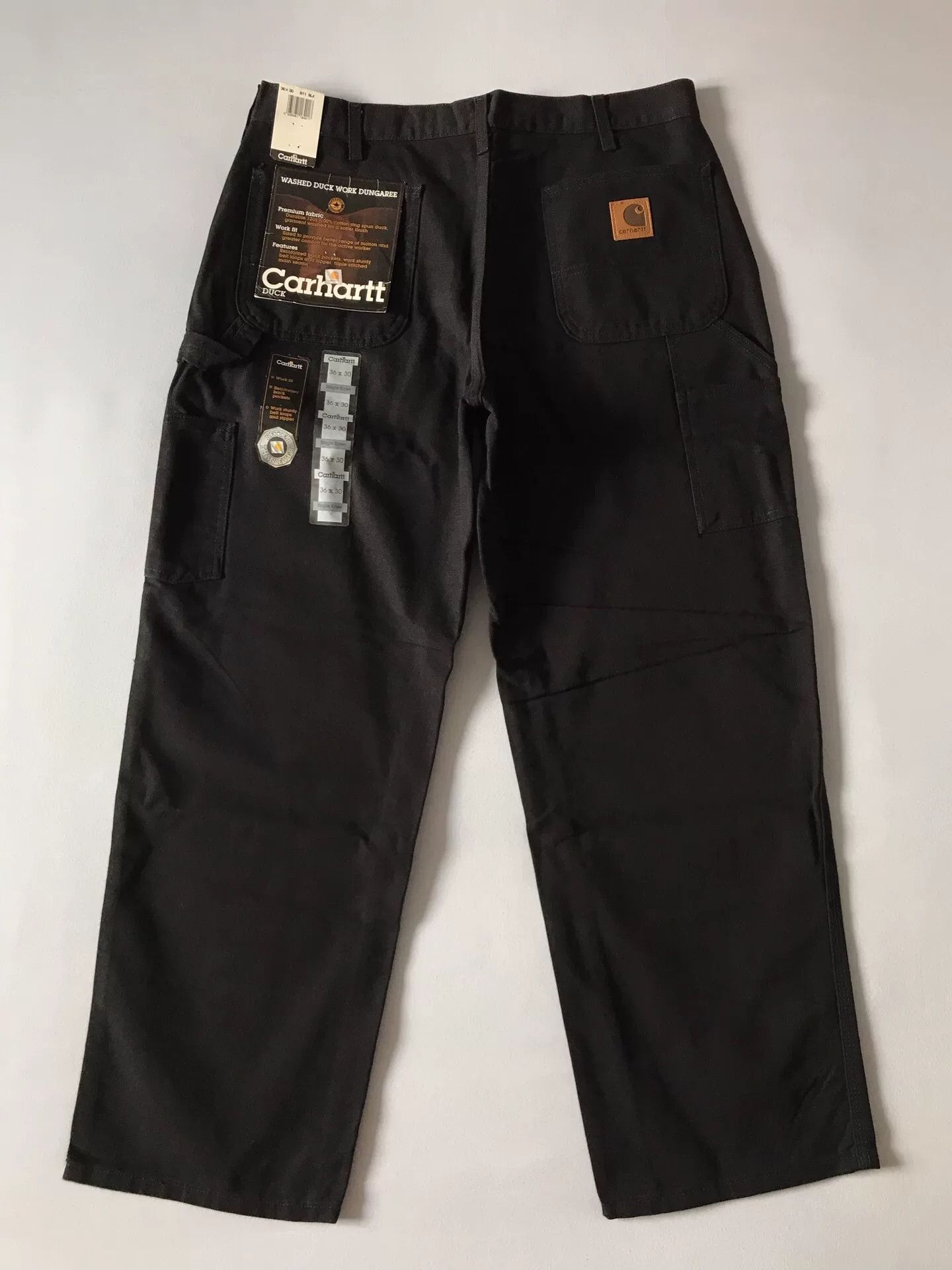 Carhartt Carhartt B11 Black W36L30 Work Pants Size US 36 / EU 52 - 3 Thumbnail