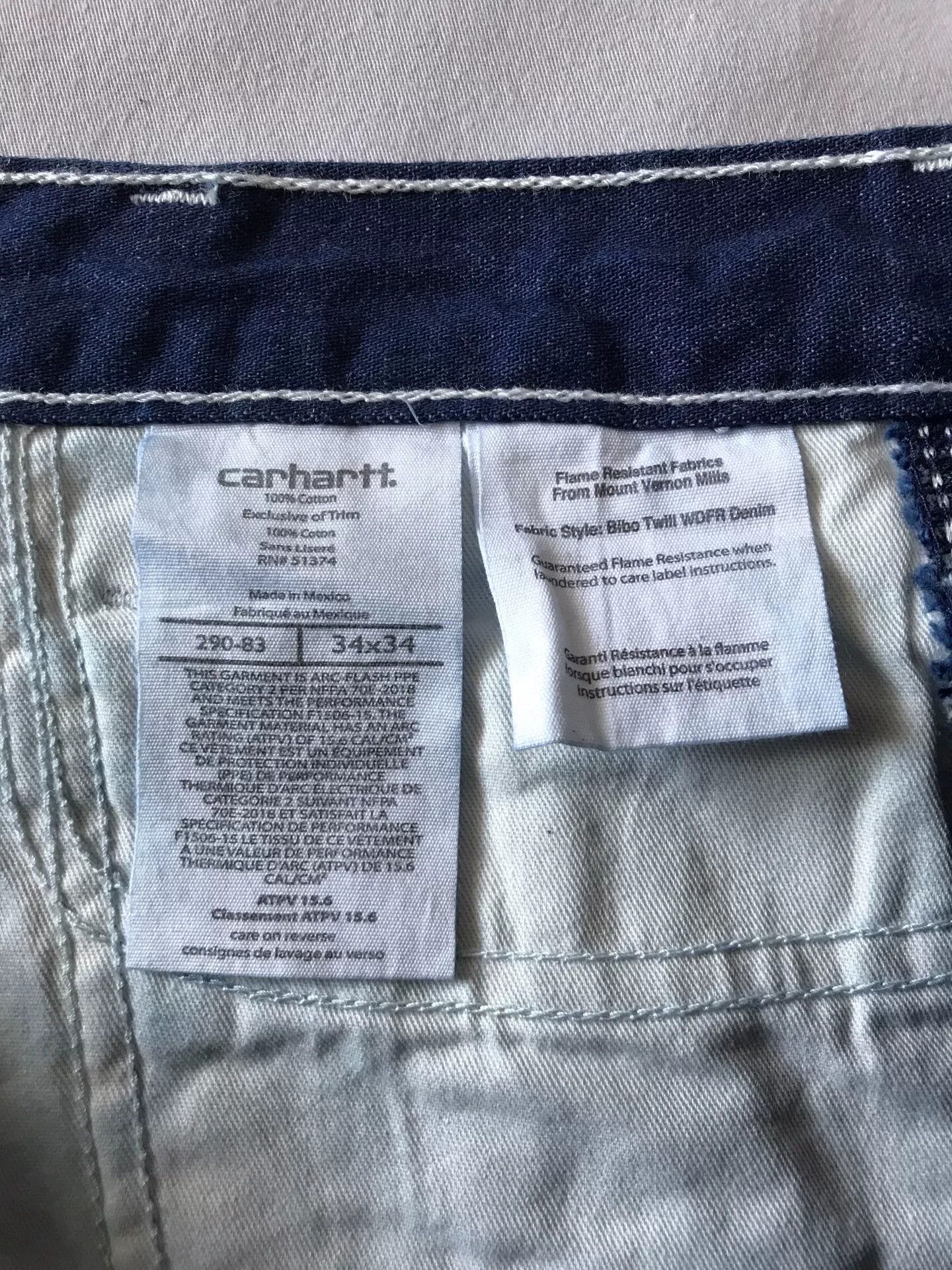 Carhartt Carhartt FR 290-83 Flame Resistant Jeans Size US 34 / EU 50 - 9 Thumbnail