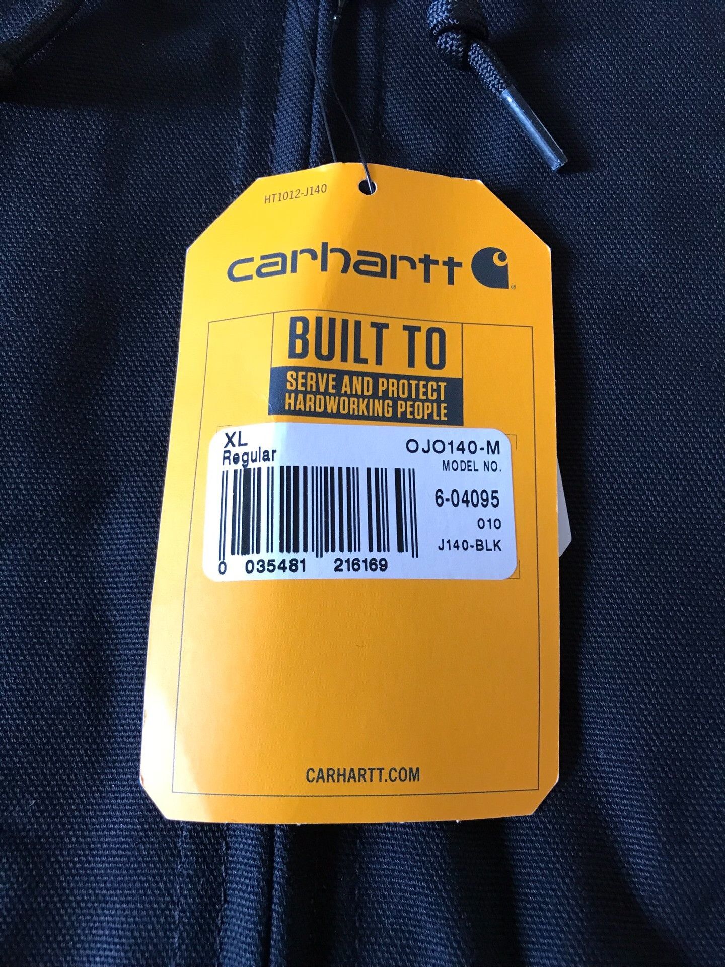 Carhartt Carhartt J140 Black XL Canvas Hooded Jacket Size US XL / EU 56 / 4 - 8 Thumbnail