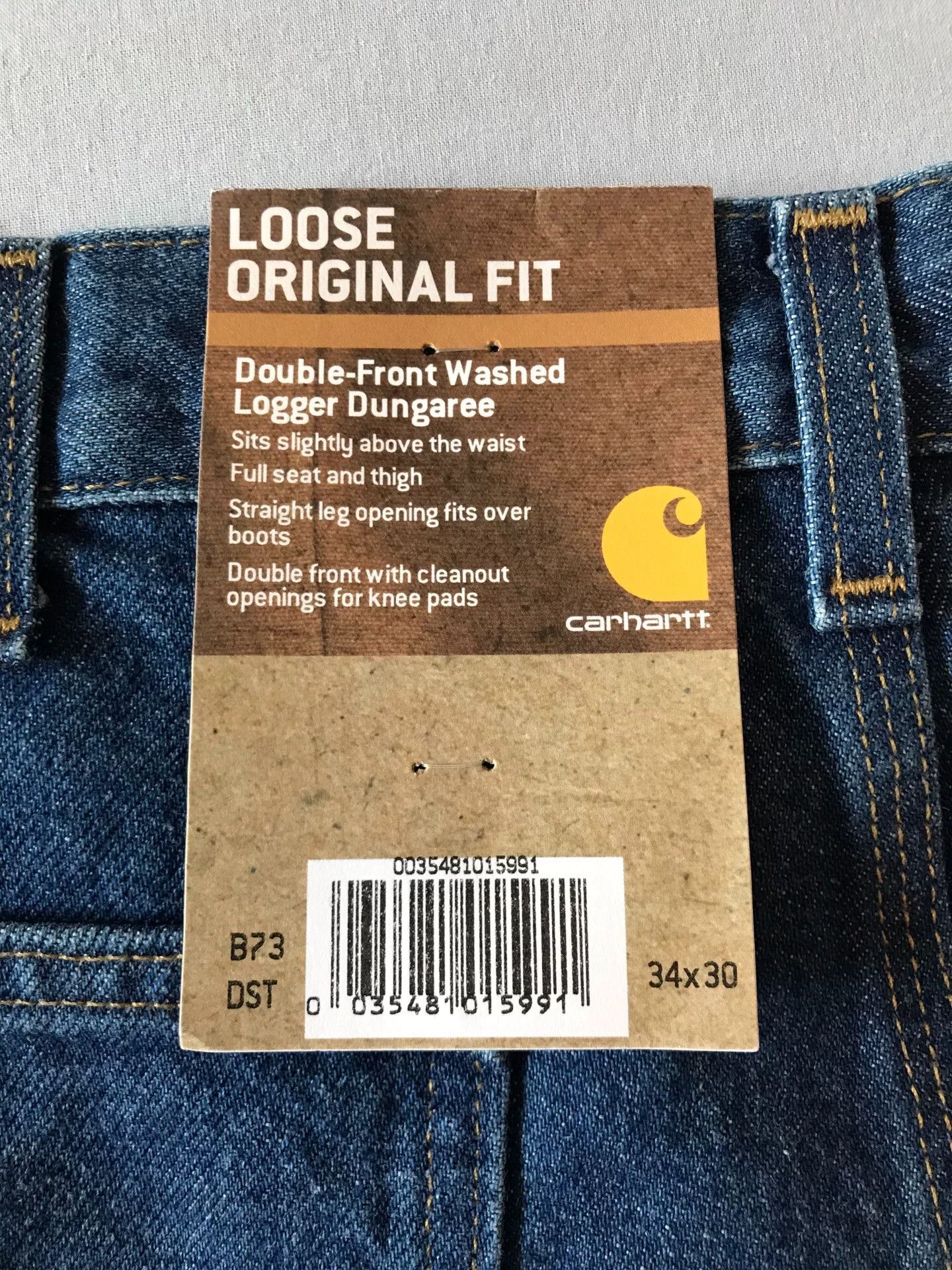 Carhartt Carhartt B73 W34L30 Washed Jeans Size US 34 / EU 50 - 8 Thumbnail