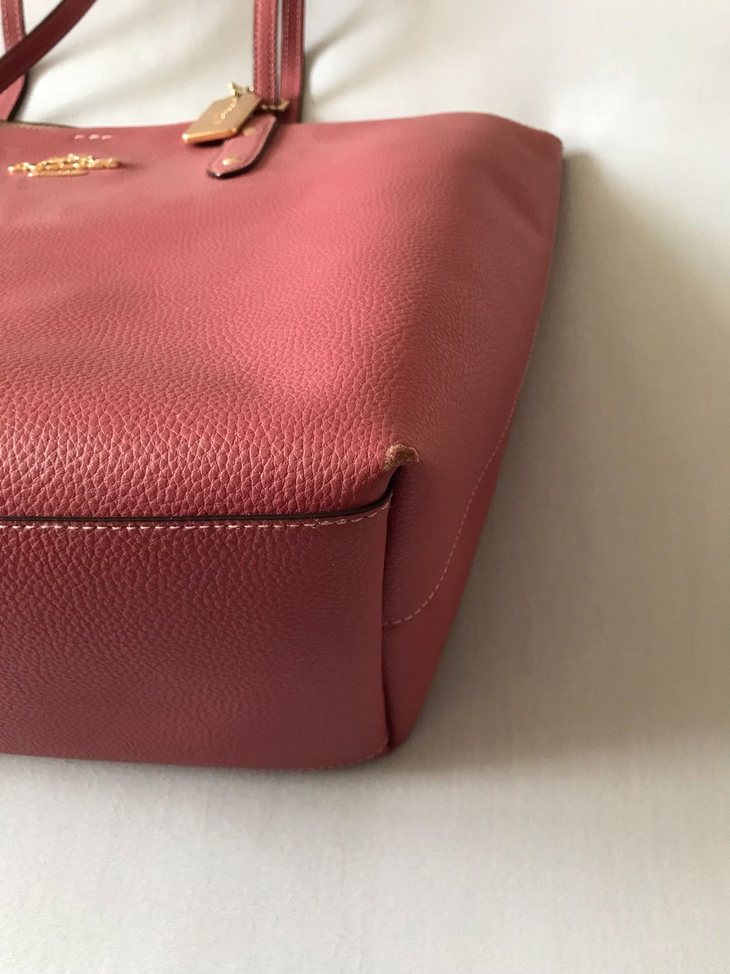 Coach Coach Pink Tote Shoulder Handbag Size ONE SIZE - 7 Thumbnail