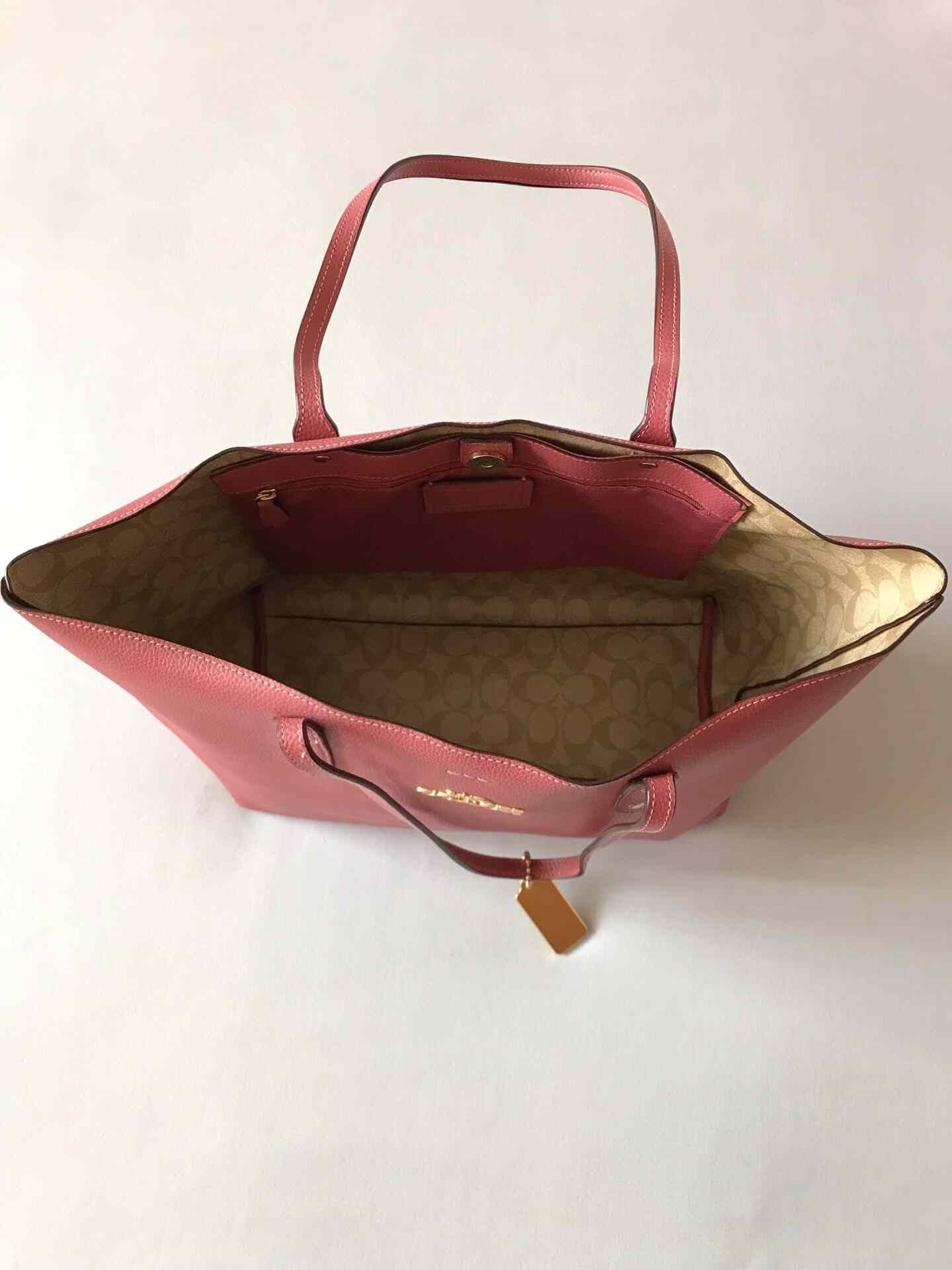 Coach Coach Pink Tote Shoulder Handbag Size ONE SIZE - 3 Thumbnail