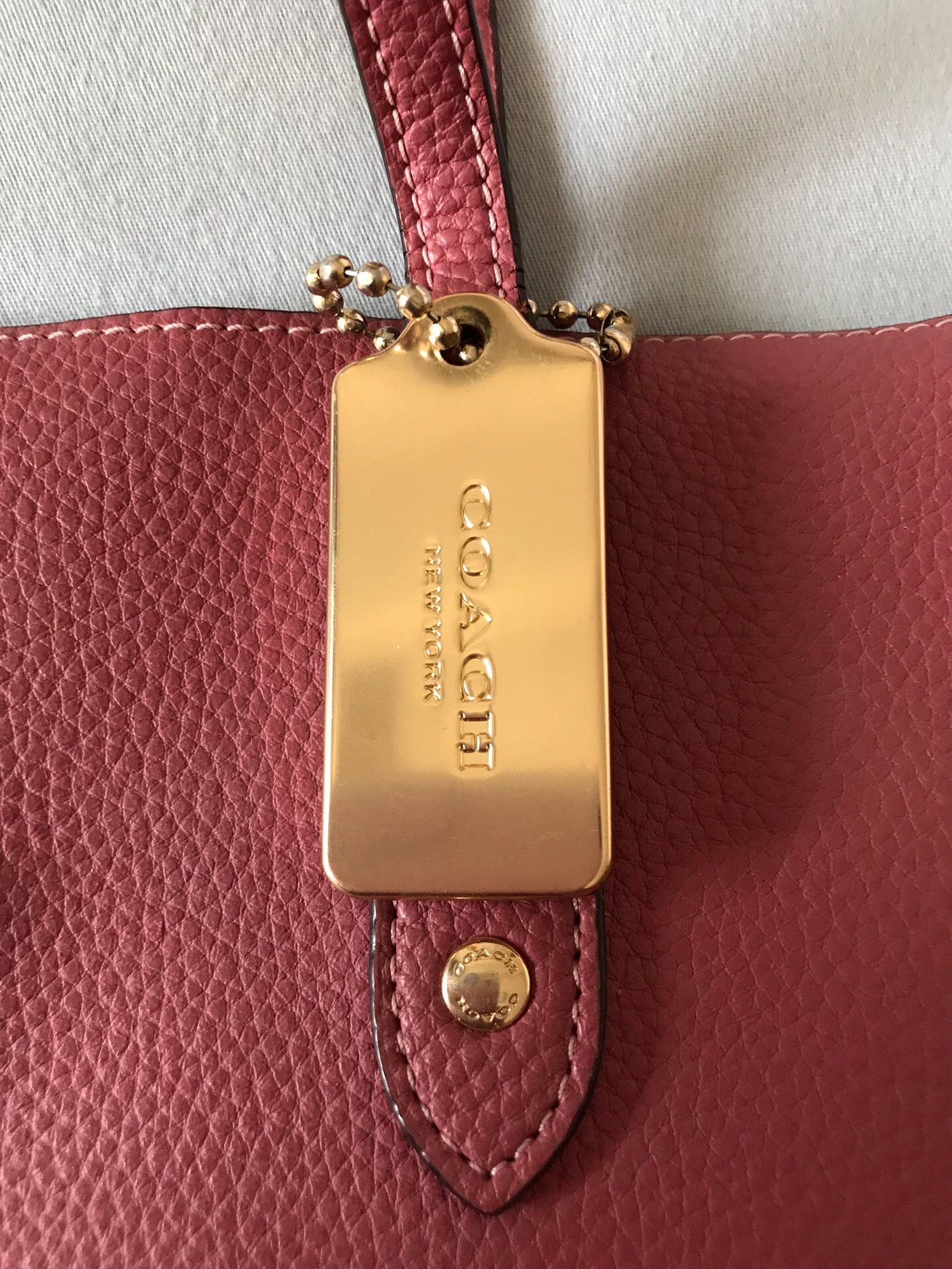 Coach Coach Pink Tote Shoulder Handbag Size ONE SIZE - 8 Thumbnail