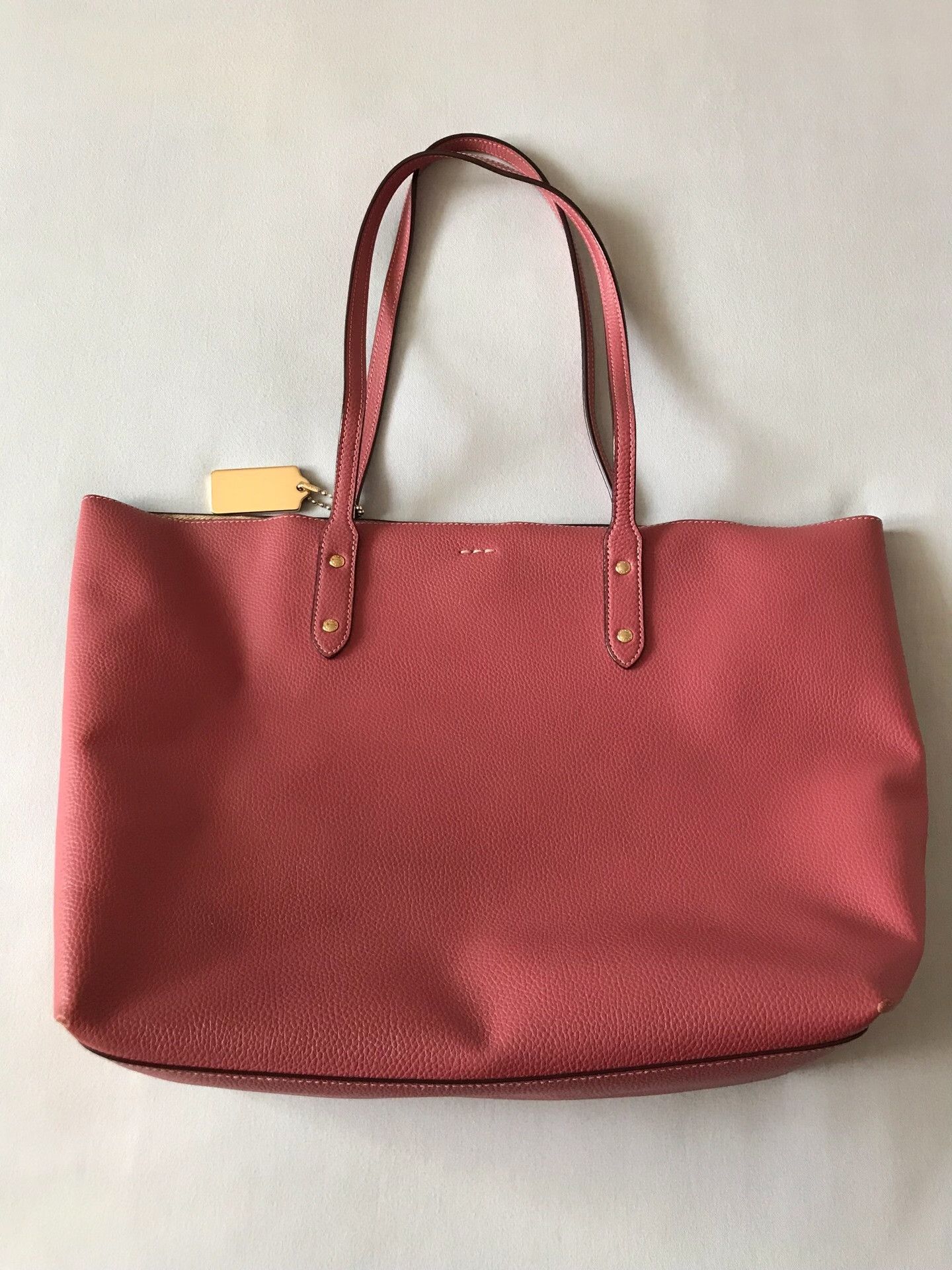 Coach Coach Pink Tote Shoulder Handbag Size ONE SIZE - 2 Thumbnail