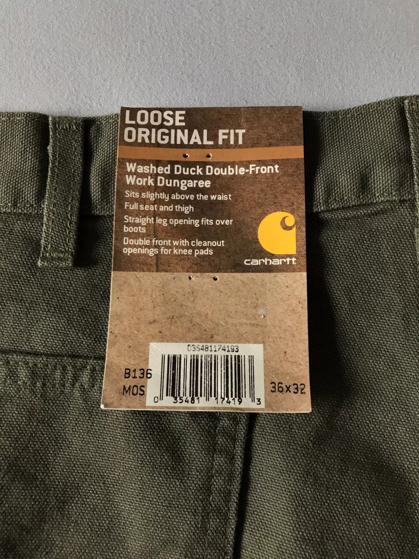 Carhartt Carhartt B136 Double Knee Work Pants Size US 36 / EU 52 - 8 Thumbnail
