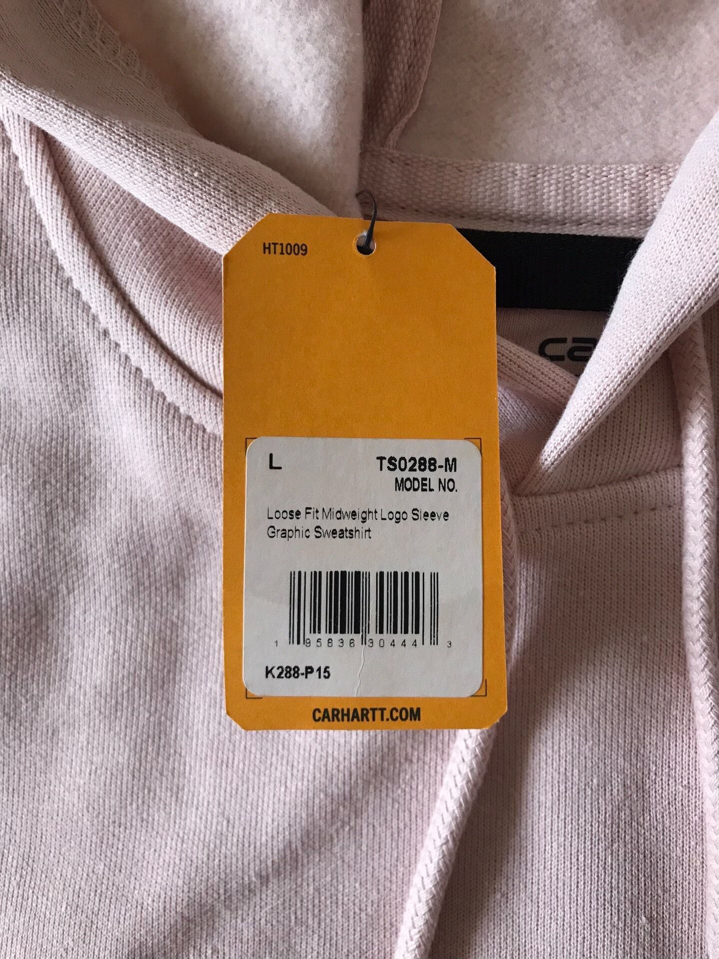 Carhartt Carhartt K288 P15 Light Pink Hoodie Size US L / EU 52-54 / 3 - 8 Thumbnail