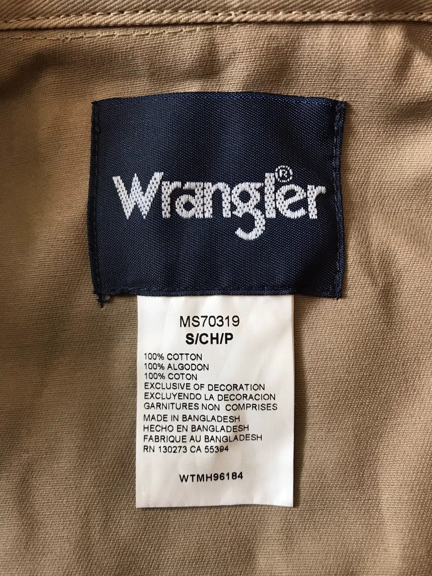 Wrangler Wrangler MS70319 Western Shirt Size US S / EU 44-46 / 1 - 9 Thumbnail