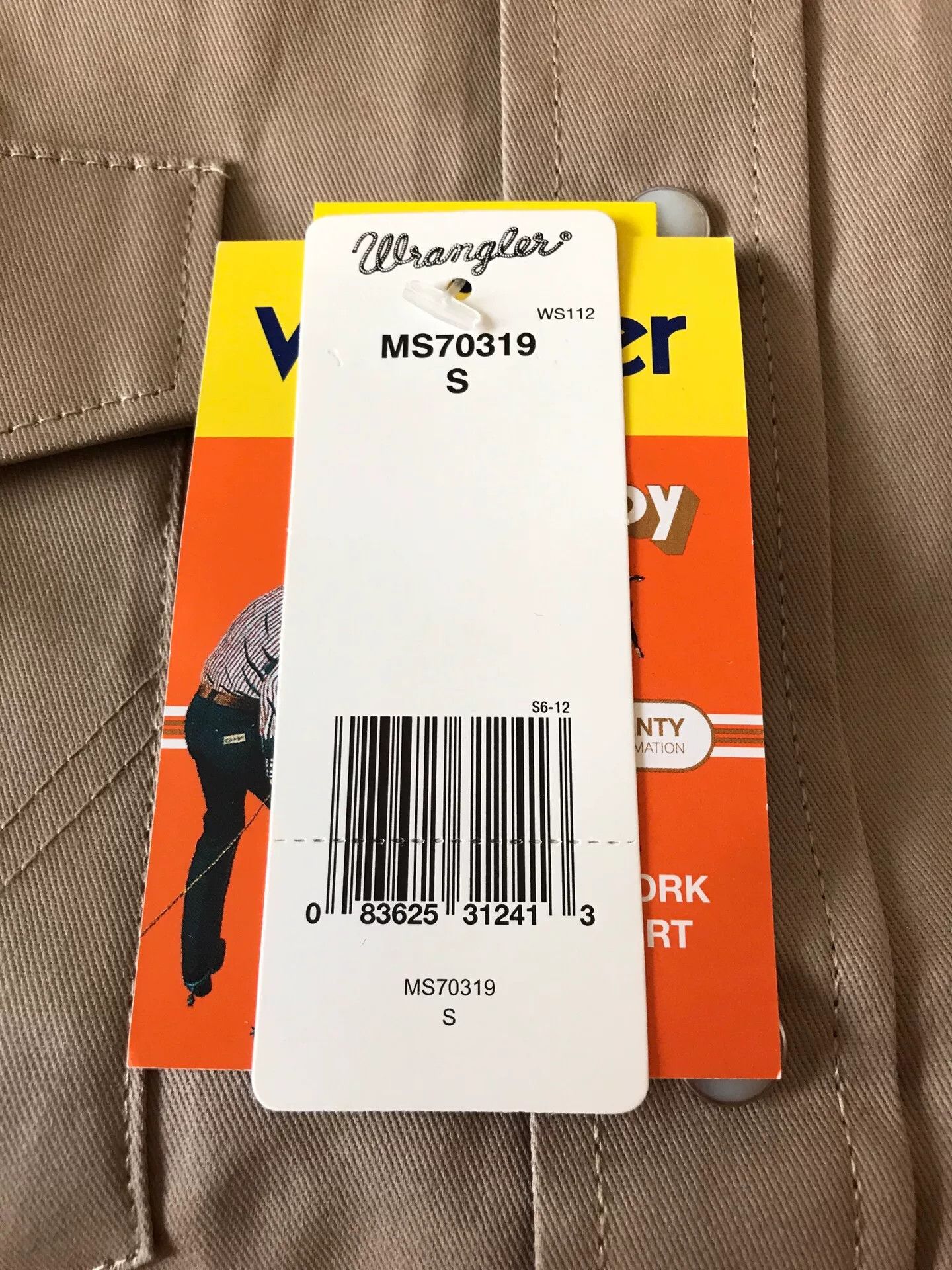 Wrangler Wrangler MS70319 Western Shirt Size US S / EU 44-46 / 1 - 8 Thumbnail