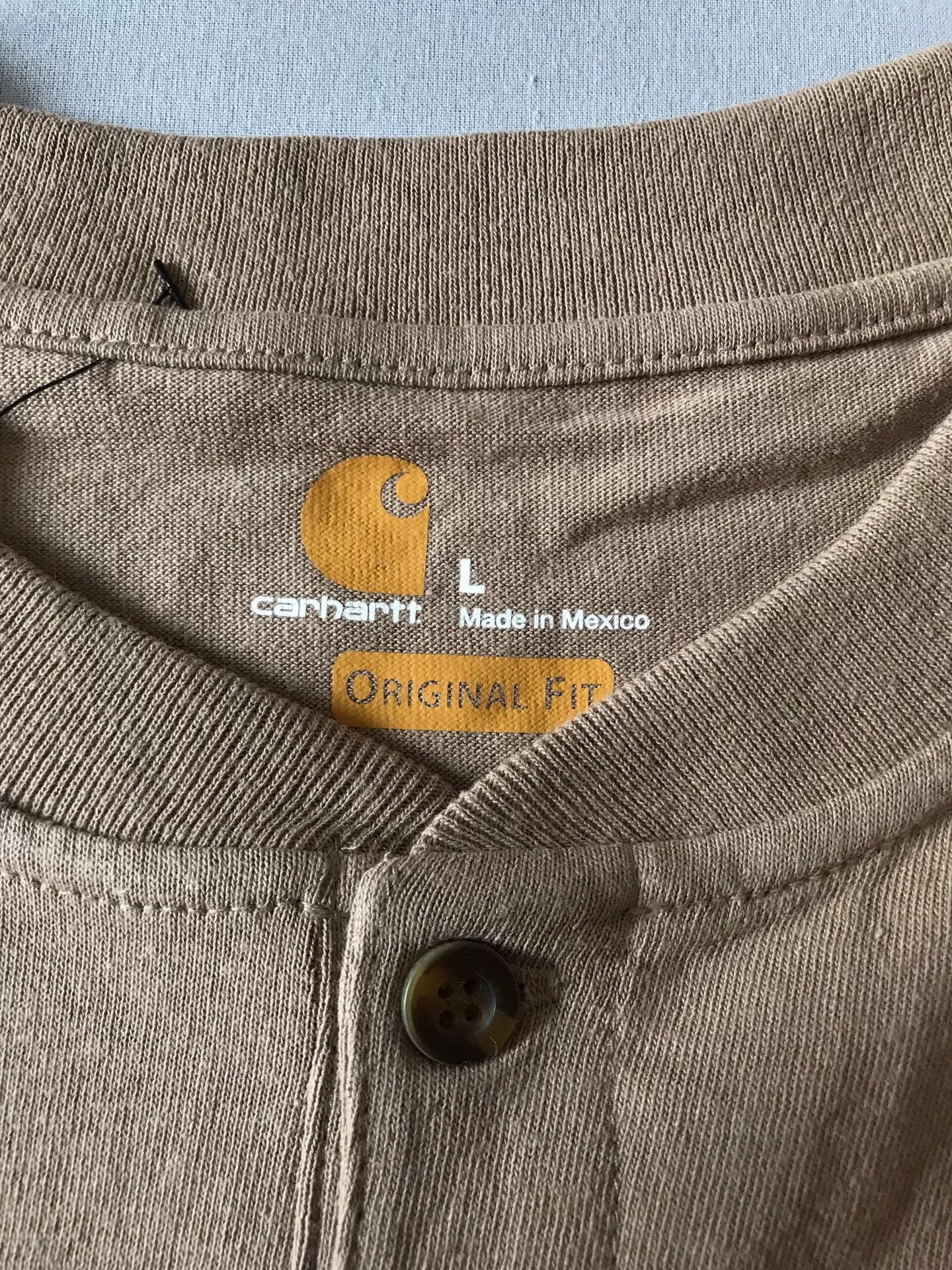 Carhartt Carhartt K84 DES Henley Short Sleeve T-Shirt Size US L / EU 52-54 / 3 - 5 Thumbnail