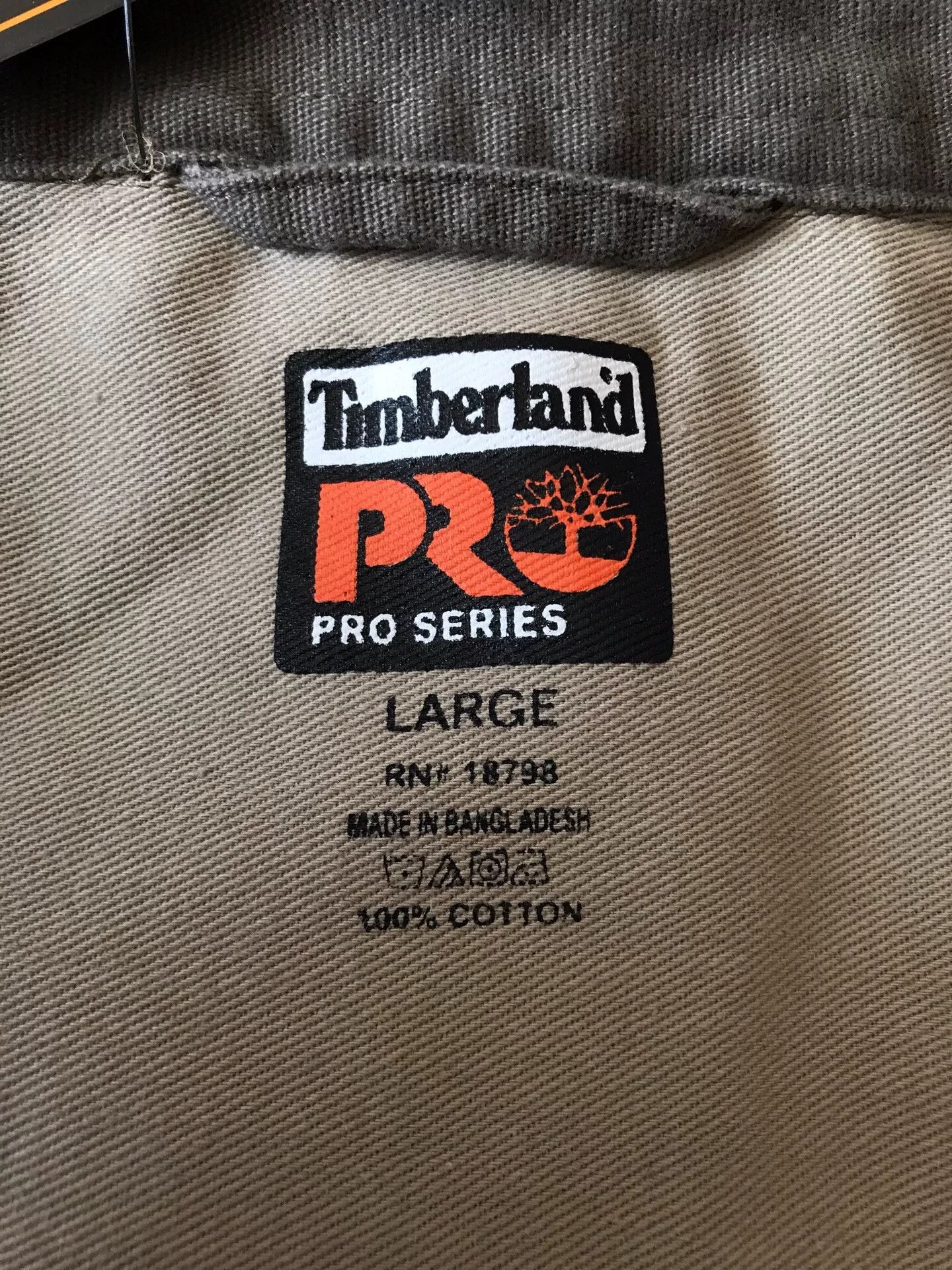 Timberland Timberland PRO Flannel Lined Canvas Shirt Size US L / EU 52-54 / 3 - 9 Thumbnail