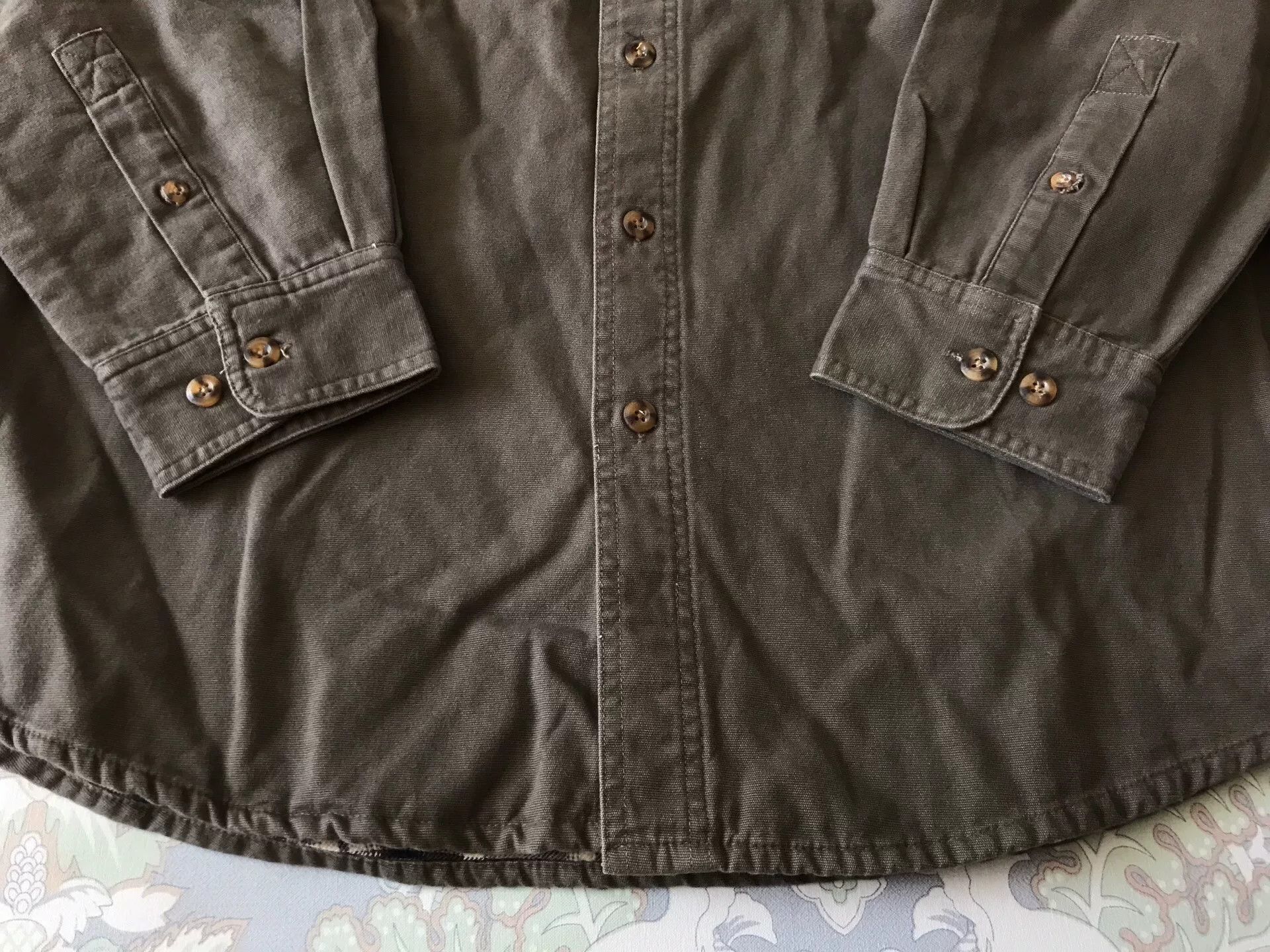 Timberland Timberland PRO Flannel Lined Canvas Shirt Size US L / EU 52-54 / 3 - 5 Thumbnail