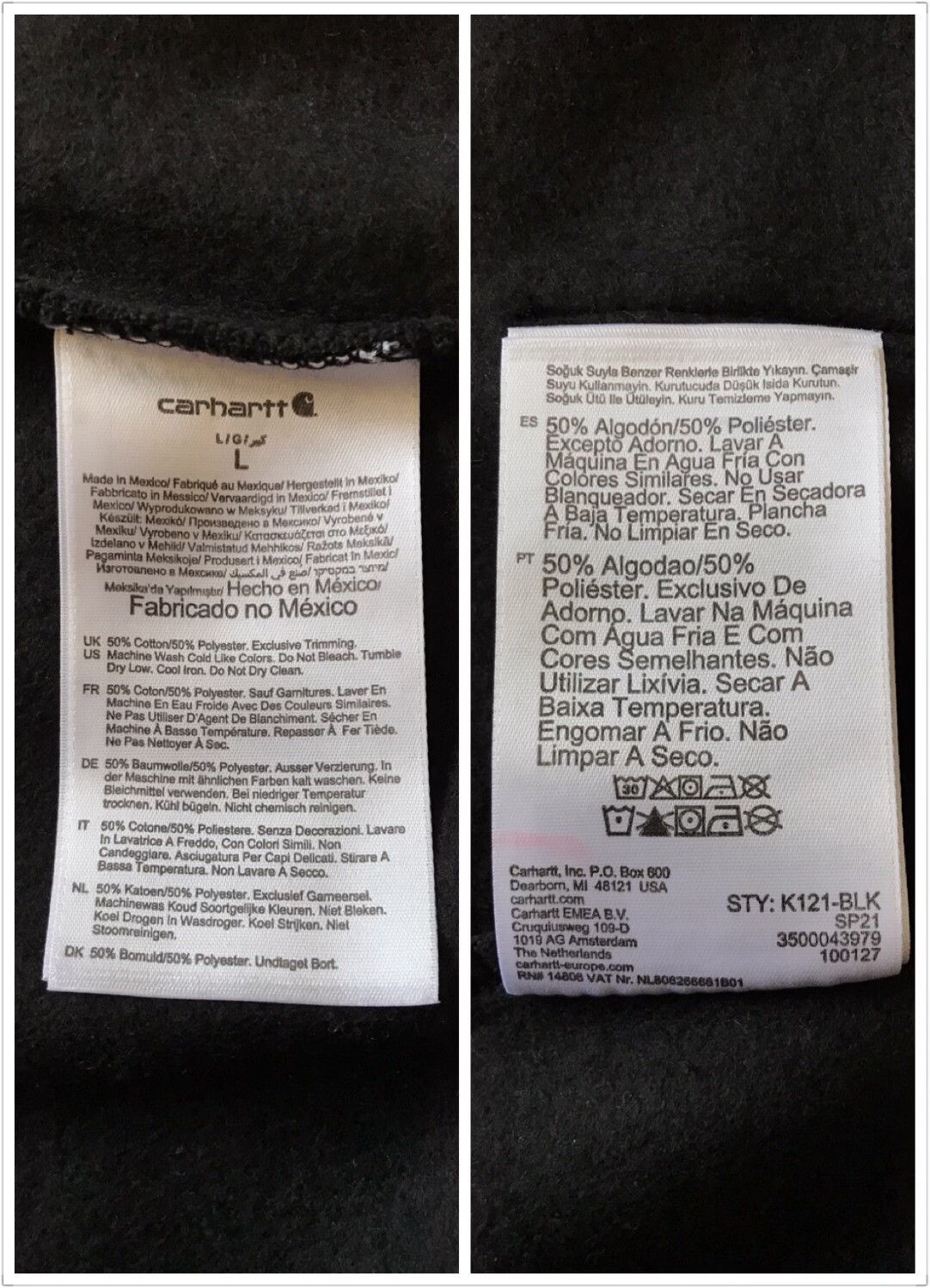 Carhartt Carhartt K121 Black Hoodie Size US L / EU 52-54 / 3 - 9 Thumbnail