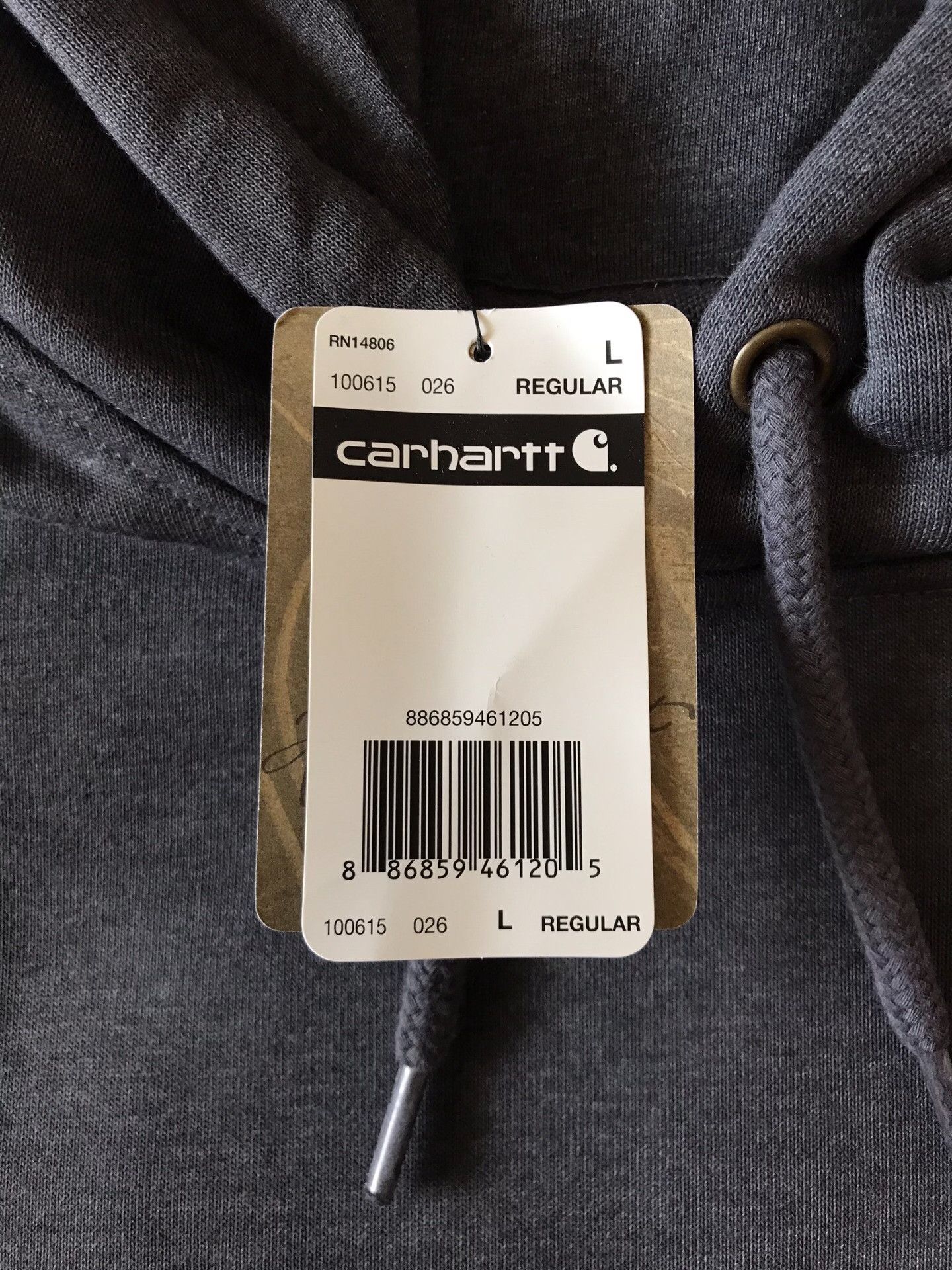 Carhartt Carhartt 100615 026 Hooded Sweatshirt Size US L / EU 52-54 / 3 - 8 Thumbnail