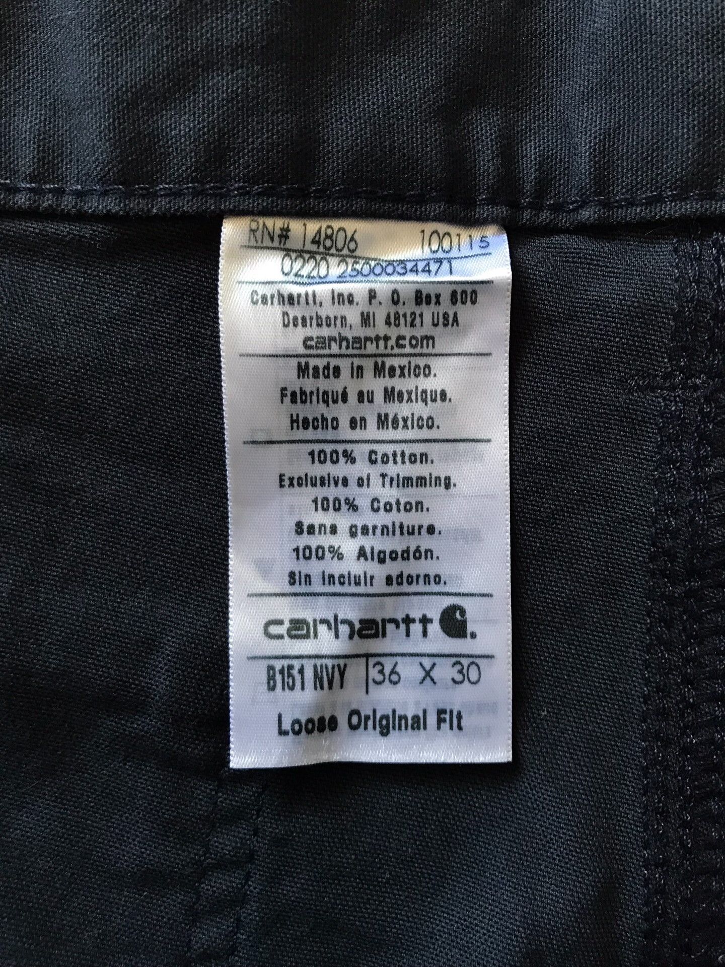 Carhartt Carhartt B151 Canvas Work Pants W36L30 Size US 36 / EU 52 - 9 Thumbnail