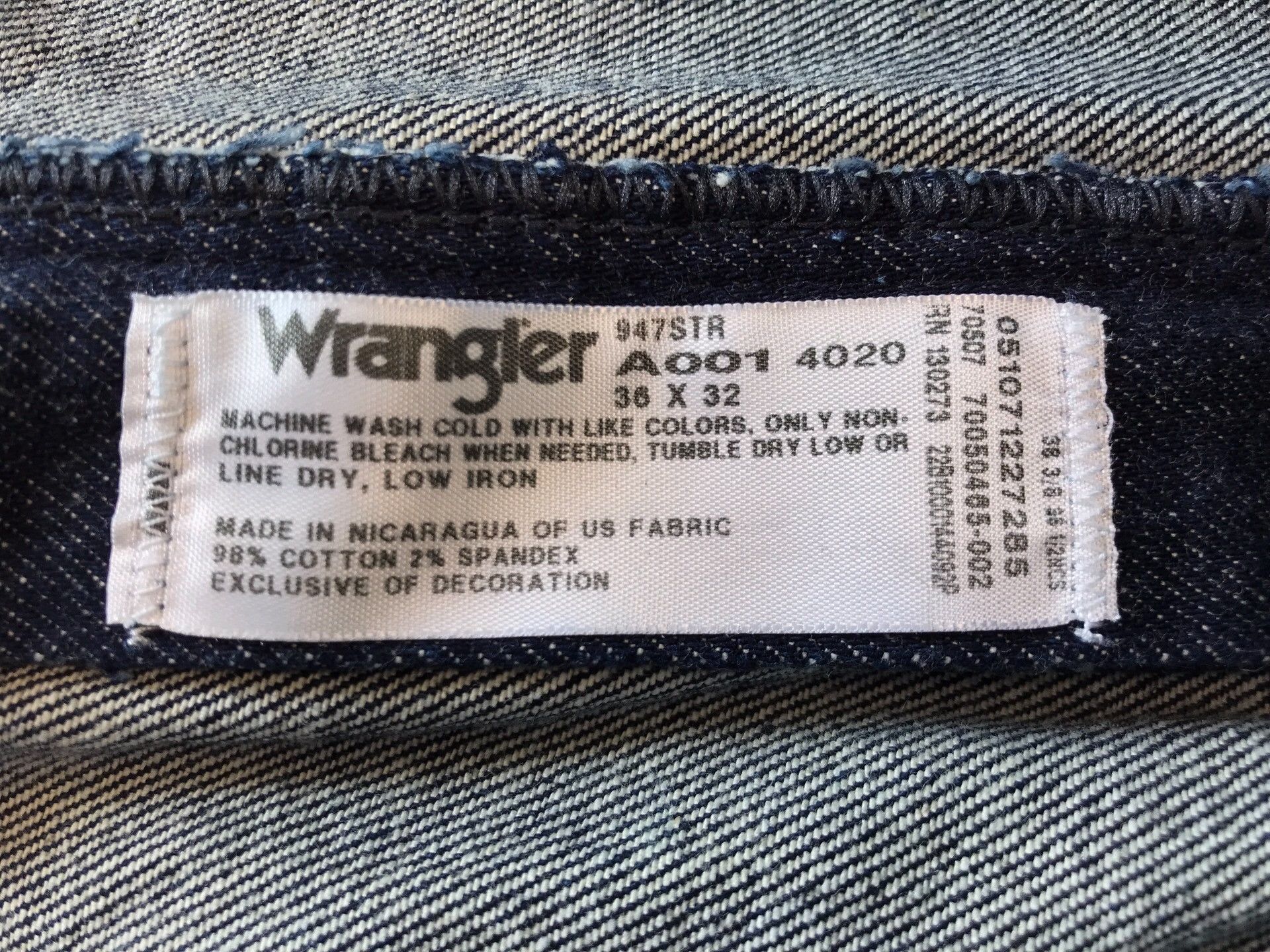 Wrangler Wrangler 947STR BootCut Jeans Size US 36 / EU 52 - 9 Thumbnail