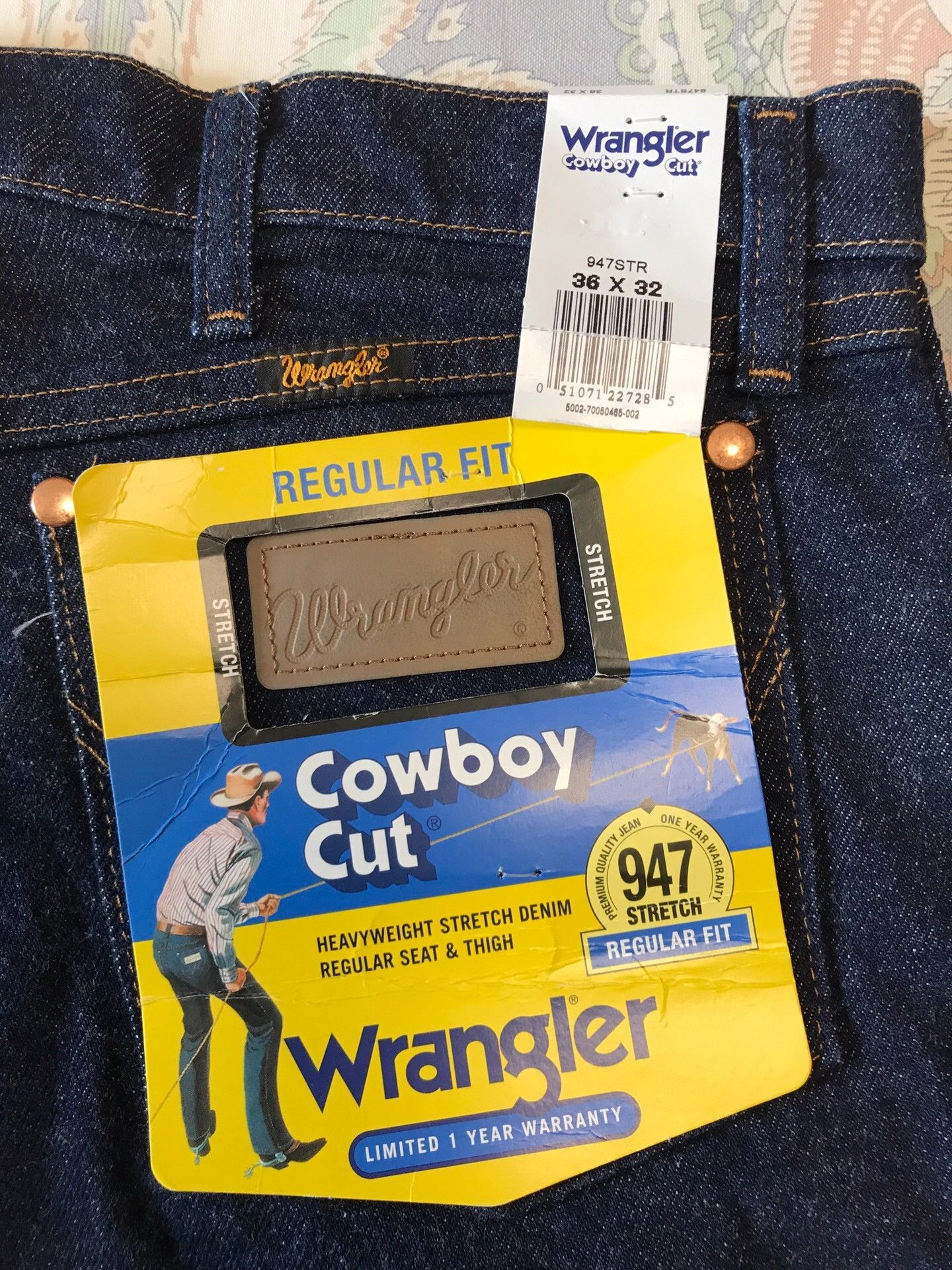 Wrangler Wrangler 947STR BootCut Jeans Size US 36 / EU 52 - 7 Thumbnail