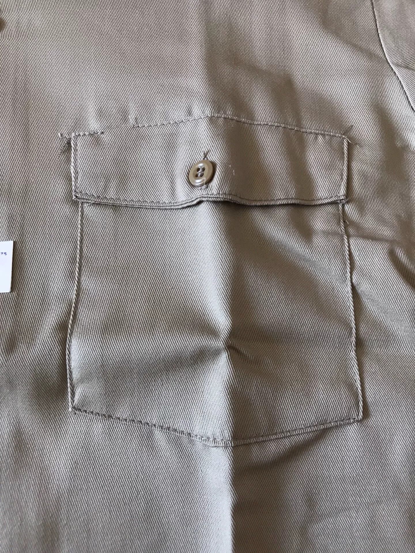 Dickies 80s Dickies 575A Beige Work Shirt Size US M / EU 48-50 / 2 - 6 Thumbnail