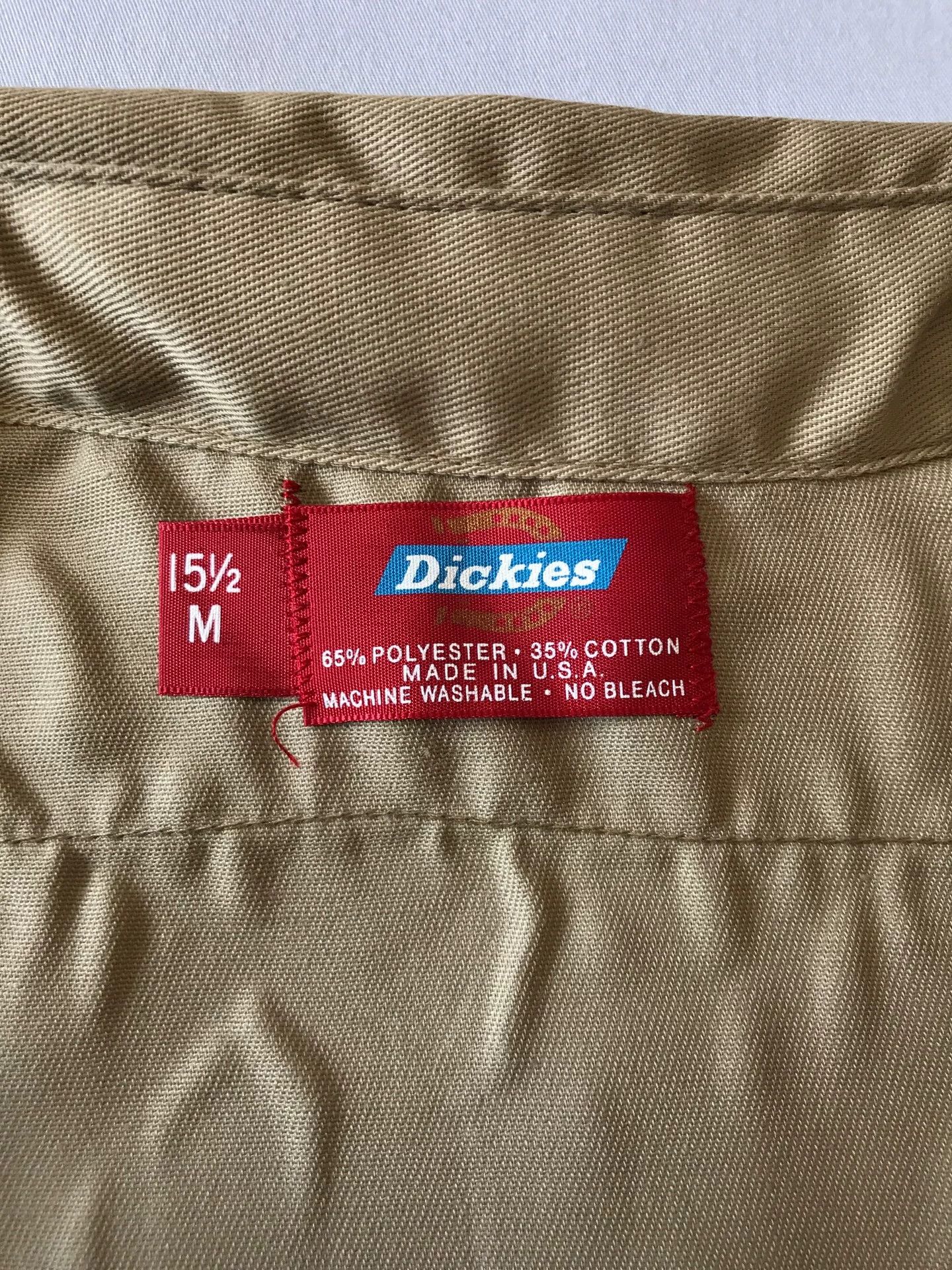 Dickies 80s Dickies 575A Beige Work Shirt Size US M / EU 48-50 / 2 - 8 Thumbnail