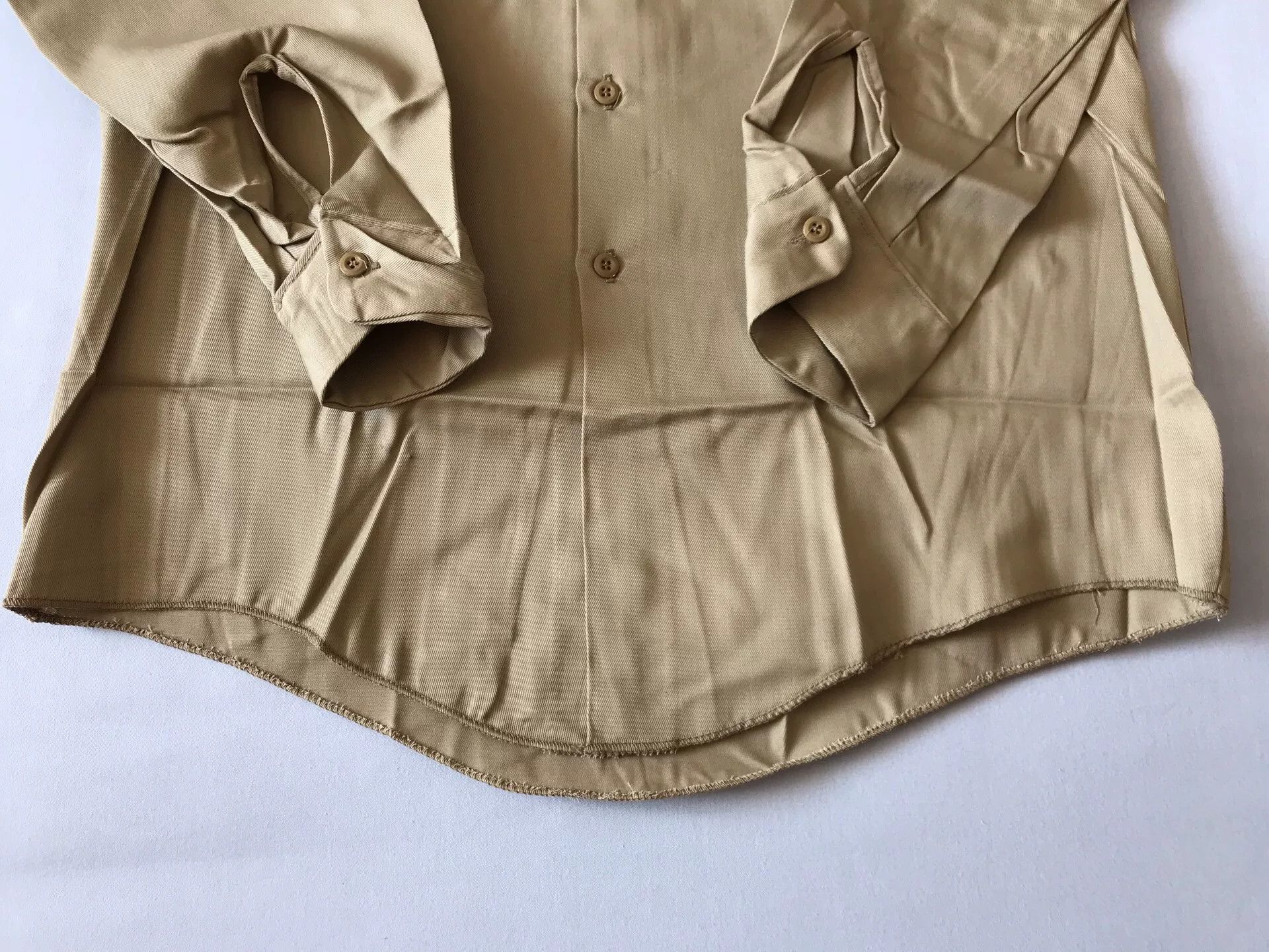 Dickies 80s Dickies 575A Beige Work Shirt Size US M / EU 48-50 / 2 - 4 Thumbnail