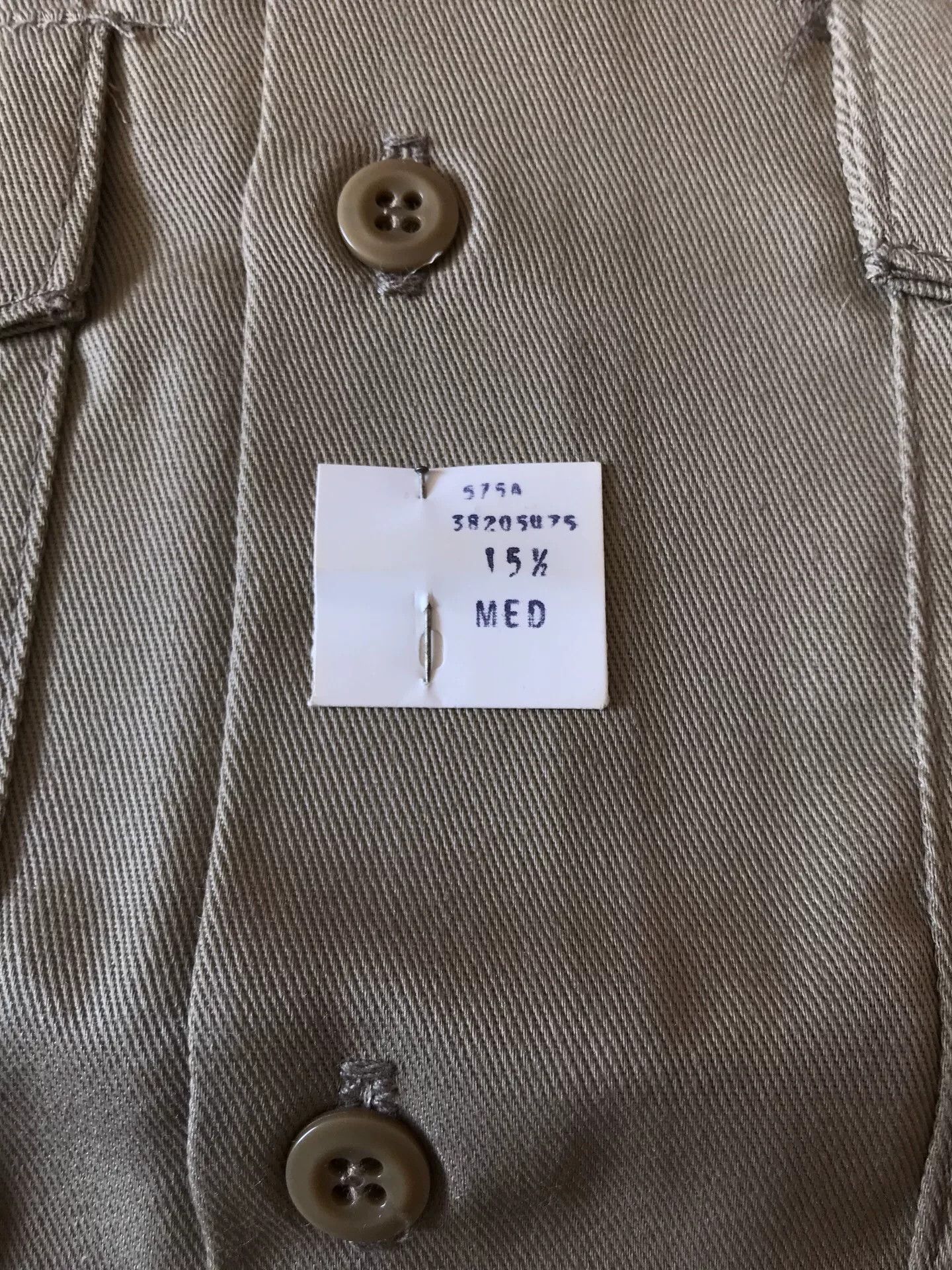 Dickies 80s Dickies 575A Beige Work Shirt Size US M / EU 48-50 / 2 - 9 Thumbnail