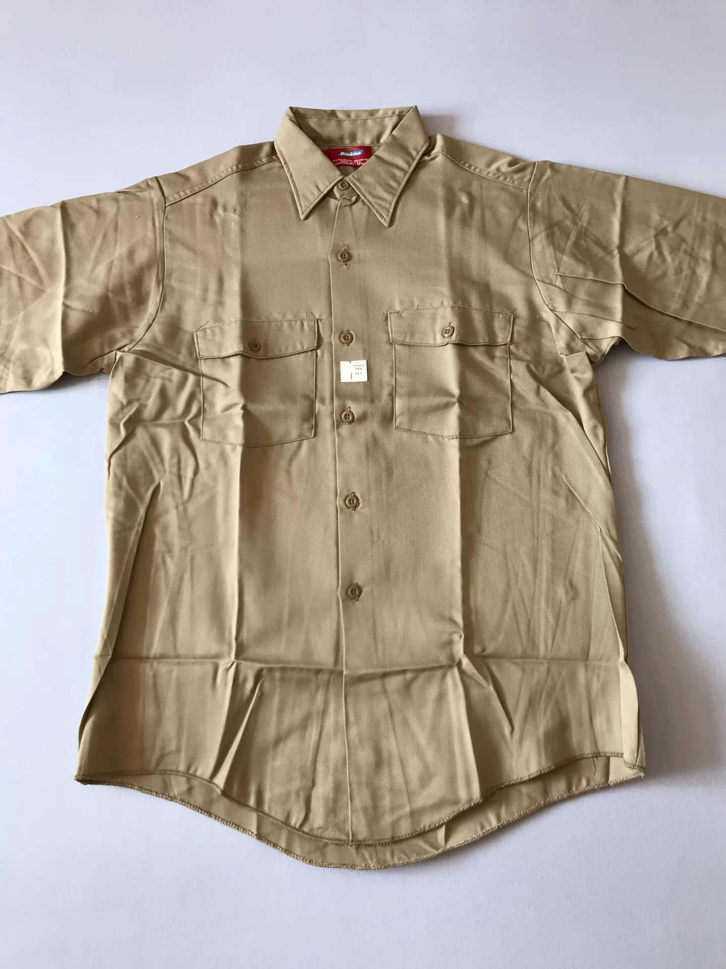 Dickies 80s Dickies 575A Beige Work Shirt Size US M / EU 48-50 / 2 - 3 Thumbnail