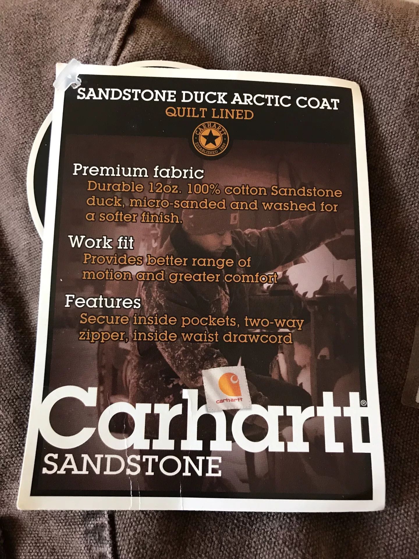 Carhartt Carhartt C26 CHT US-Made Work Jacket Size US L / EU 52-54 / 3 - 8 Thumbnail