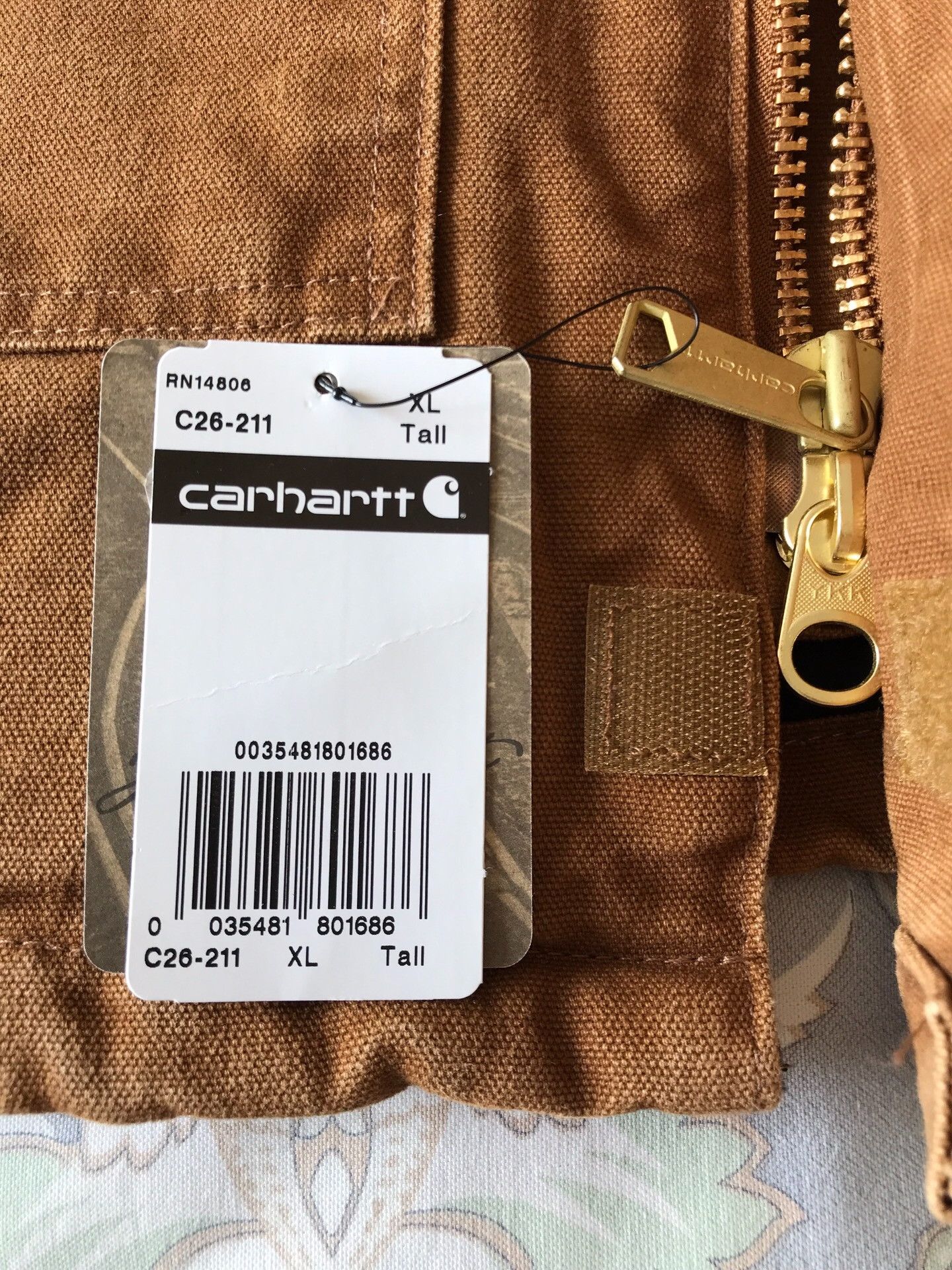 Carhartt Carhartt C26 Classic Brown Work Jacket Size US XL / EU 56 / 4 - 8 Thumbnail