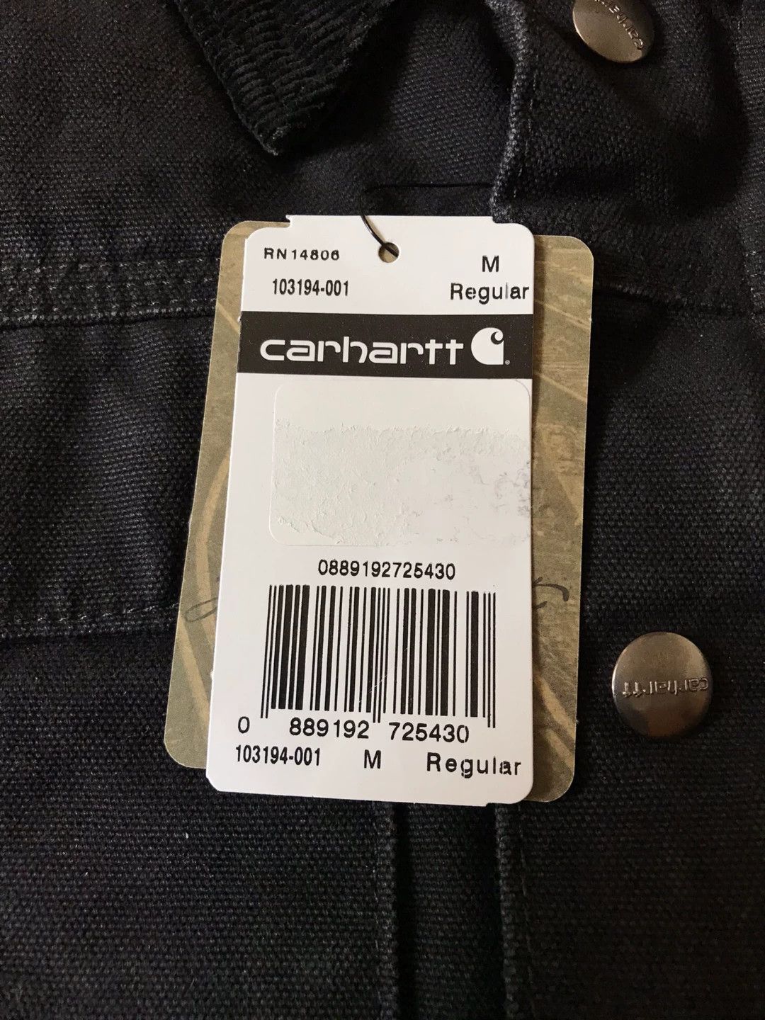 Carhartt Carhartt 103194 Washed Canvas Jacket Size US M / EU 48-50 / 2 - 8 Thumbnail