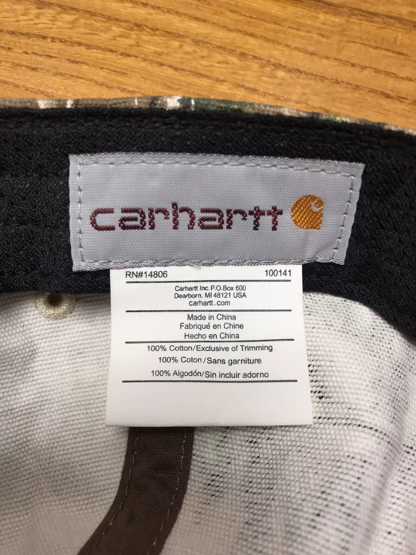 Carhartt Carhartt x Realtree A293 Dead Leaf Camo Cap Size ONE SIZE - 8 Thumbnail