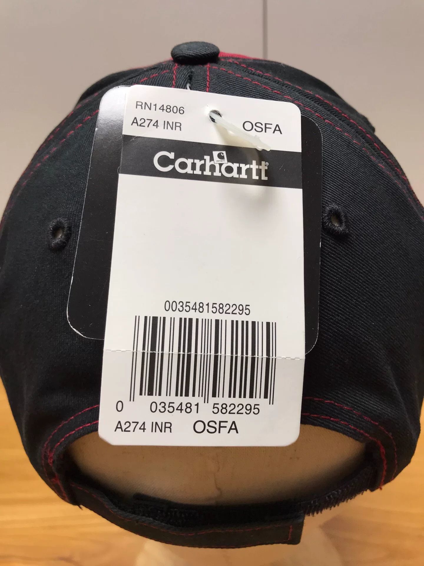 Carhartt Carhartt A274 INR Infrared Baseball Cap Size ONE SIZE - 7 Thumbnail