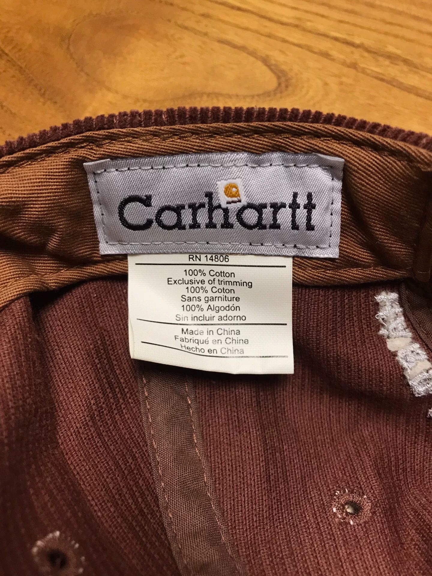 Carhartt Carhartt A162 BRW Corduroy Baseball Cap Size ONE SIZE - 8 Thumbnail