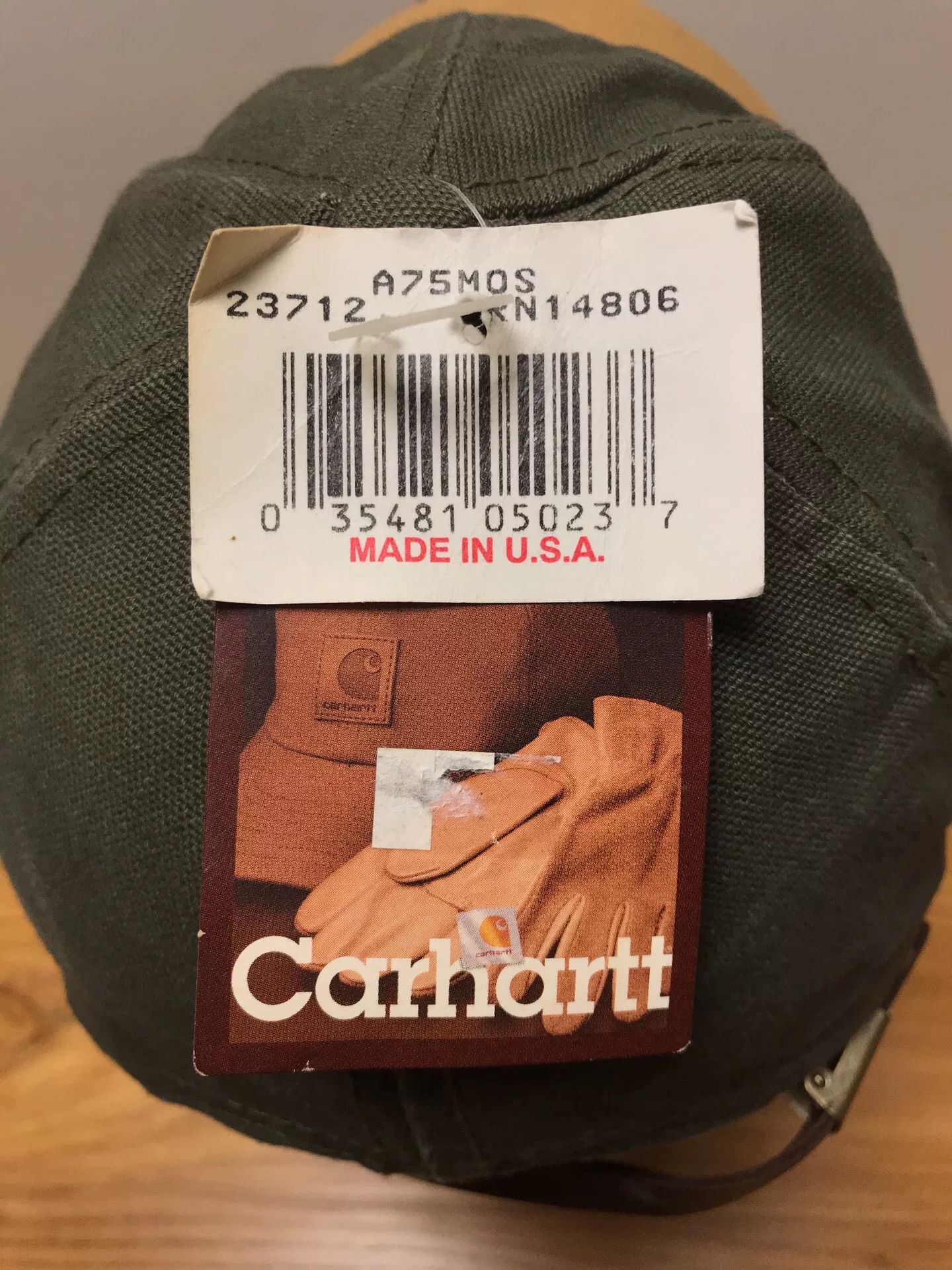 Carhartt Carhartt A75 American Made Moss Green Cap Size ONE SIZE - 7 Thumbnail