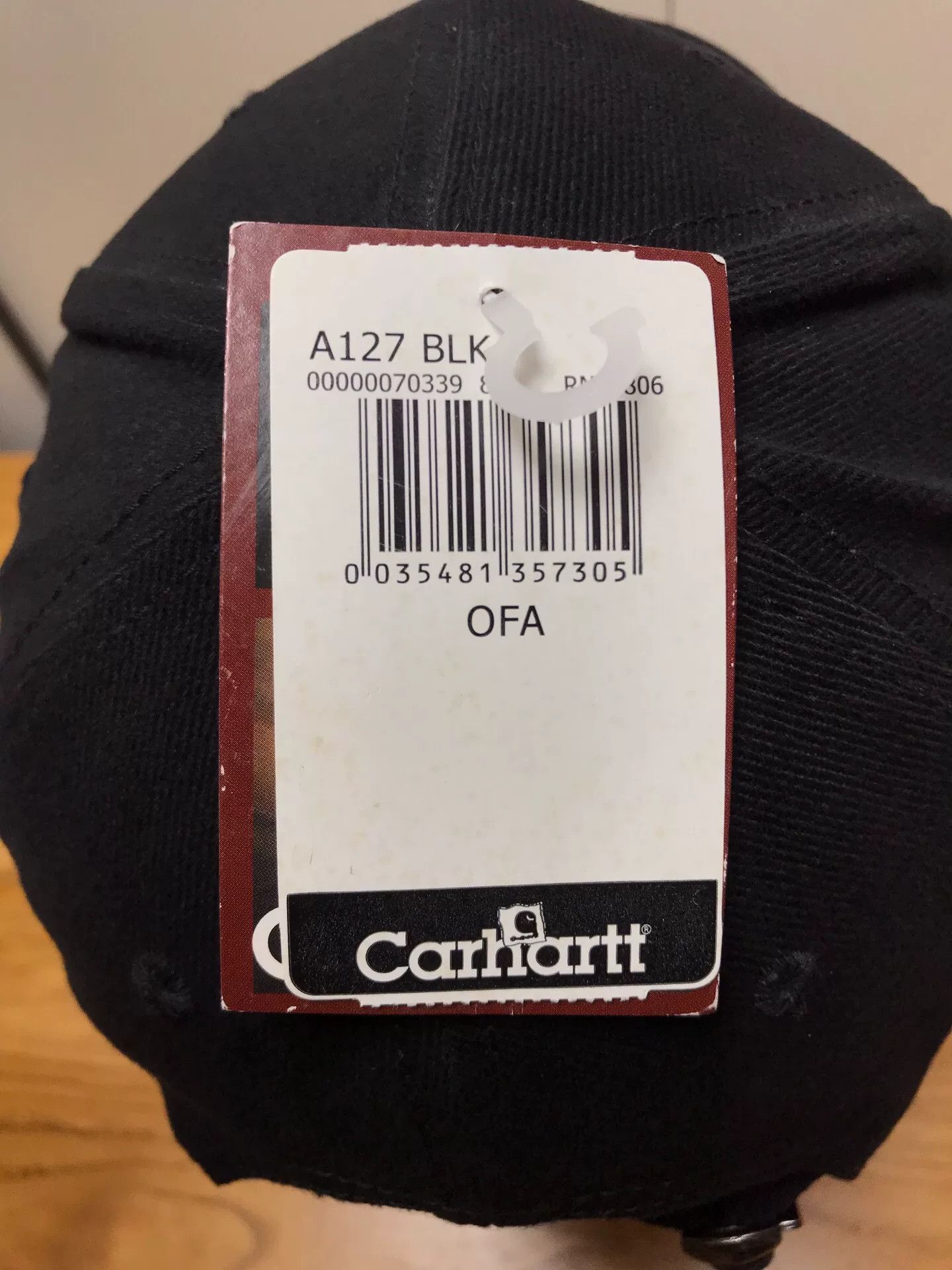 Carhartt Carhartt A127 Black Baseball Cap Size ONE SIZE - 7 Thumbnail
