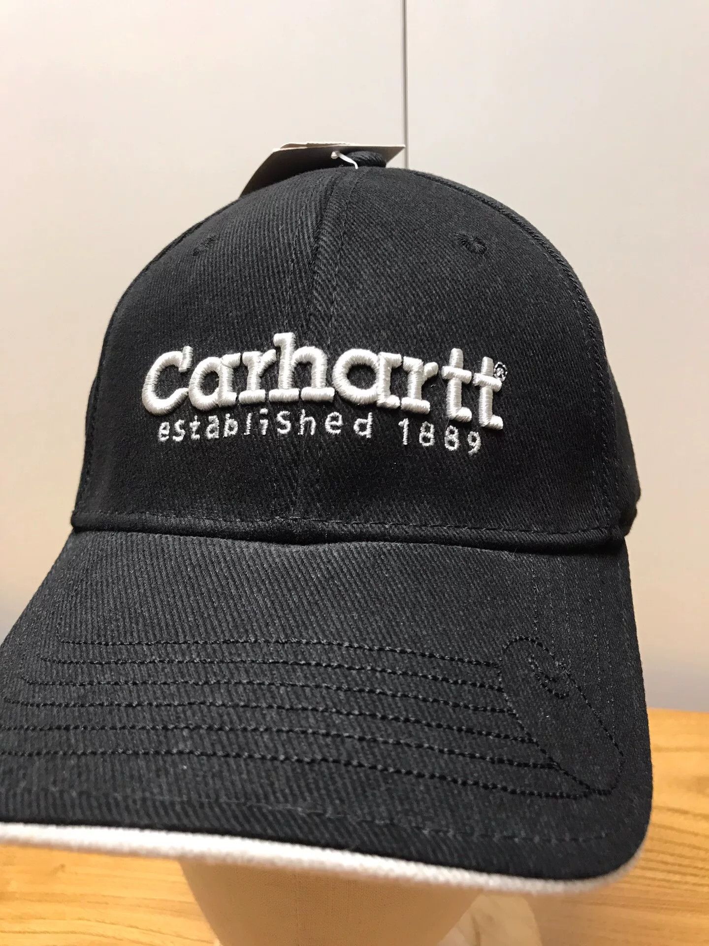 Carhartt Carhartt A127 Black Baseball Cap Size ONE SIZE - 4 Thumbnail