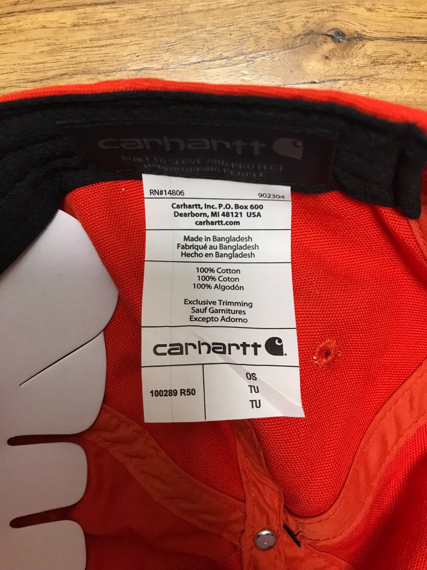 Carhartt Carhartt 100289 P50 Currant Red Cap Size ONE SIZE - 8 Thumbnail