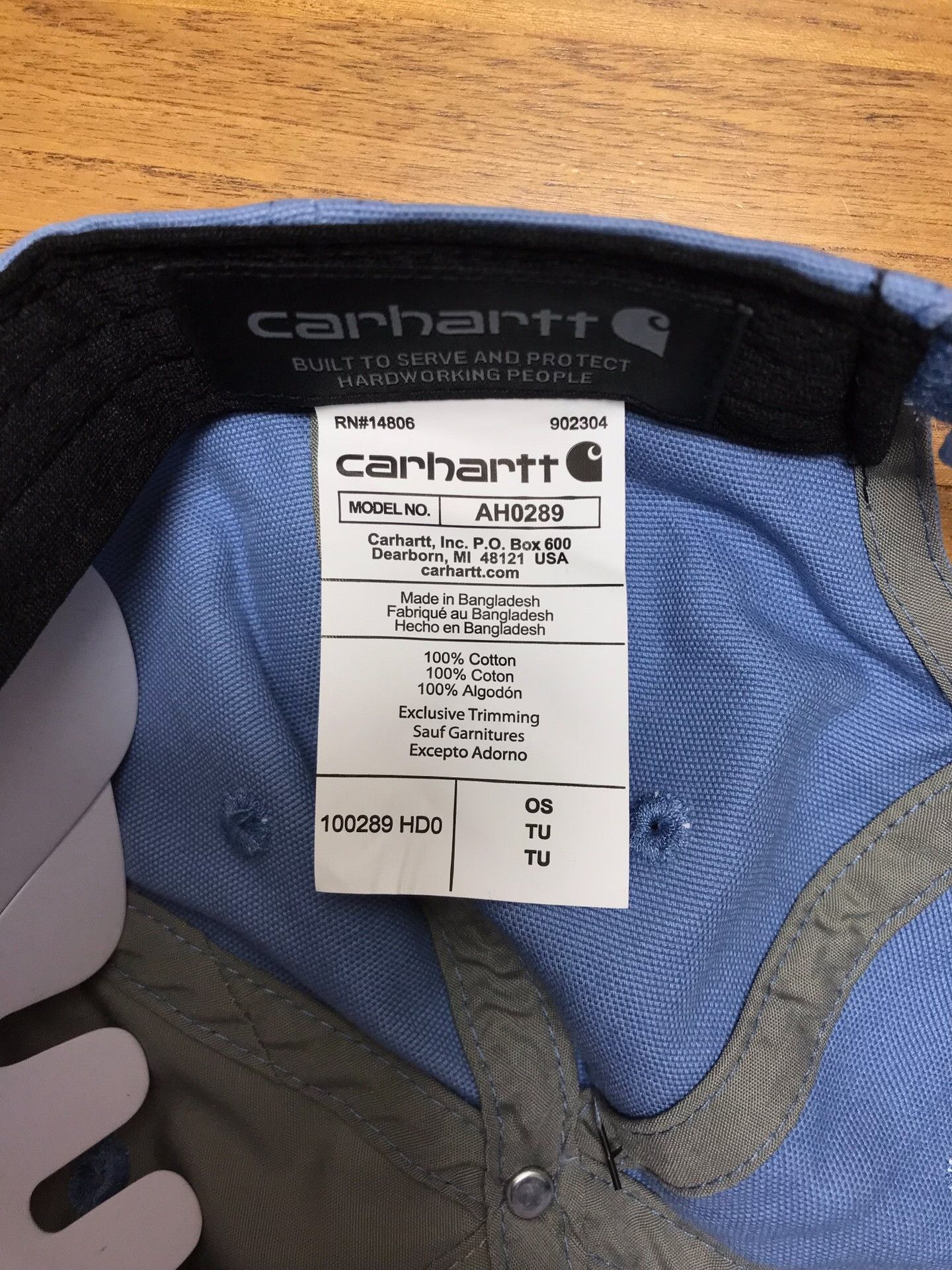 Carhartt Carhartt 100289 HD0 Baseball Cap Size ONE SIZE - 8 Thumbnail