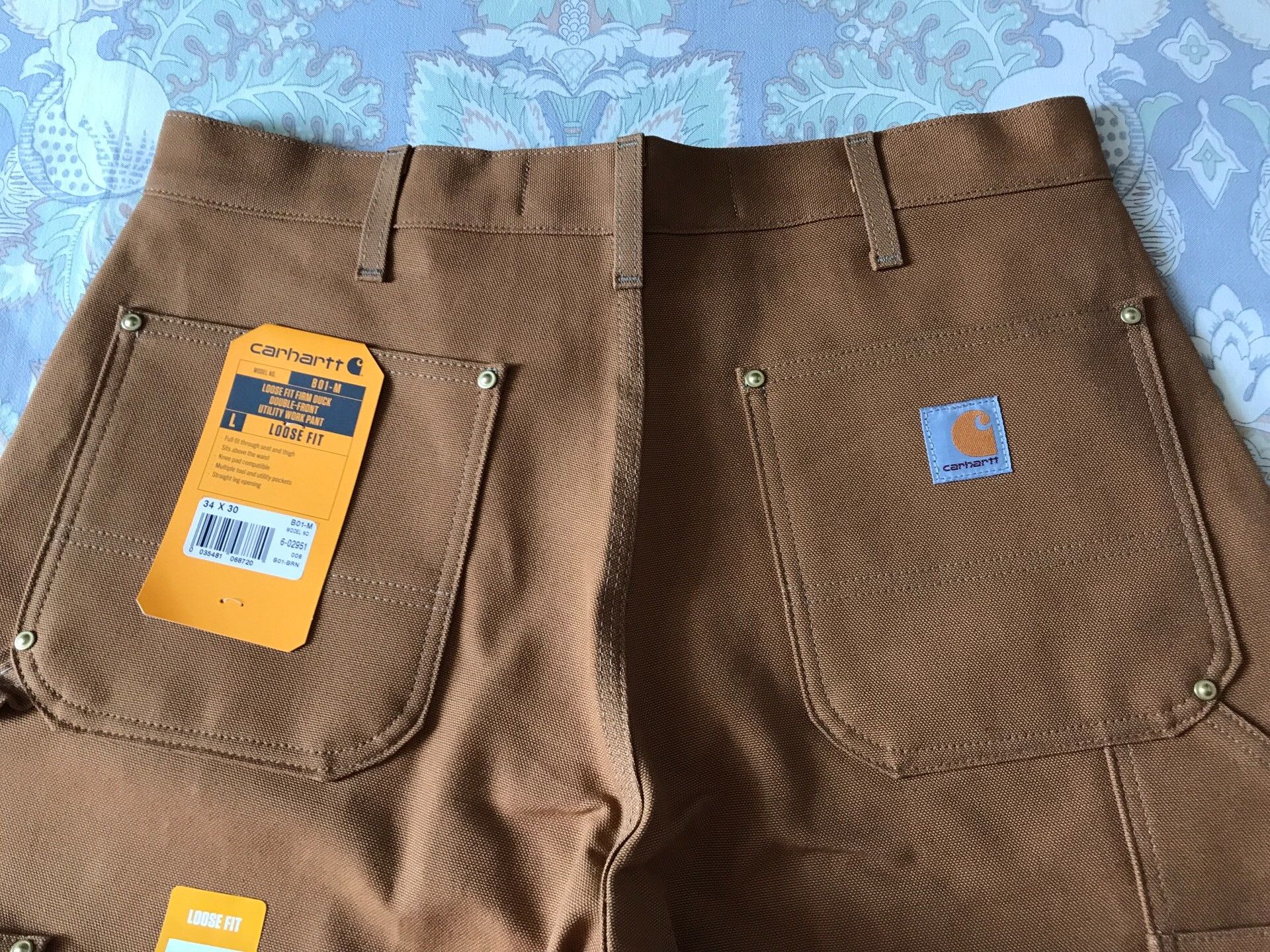 Carhartt Carhartt B01 BRN Canvas Work Pants W34L30 Size US 34 / EU 50 - 5 Thumbnail