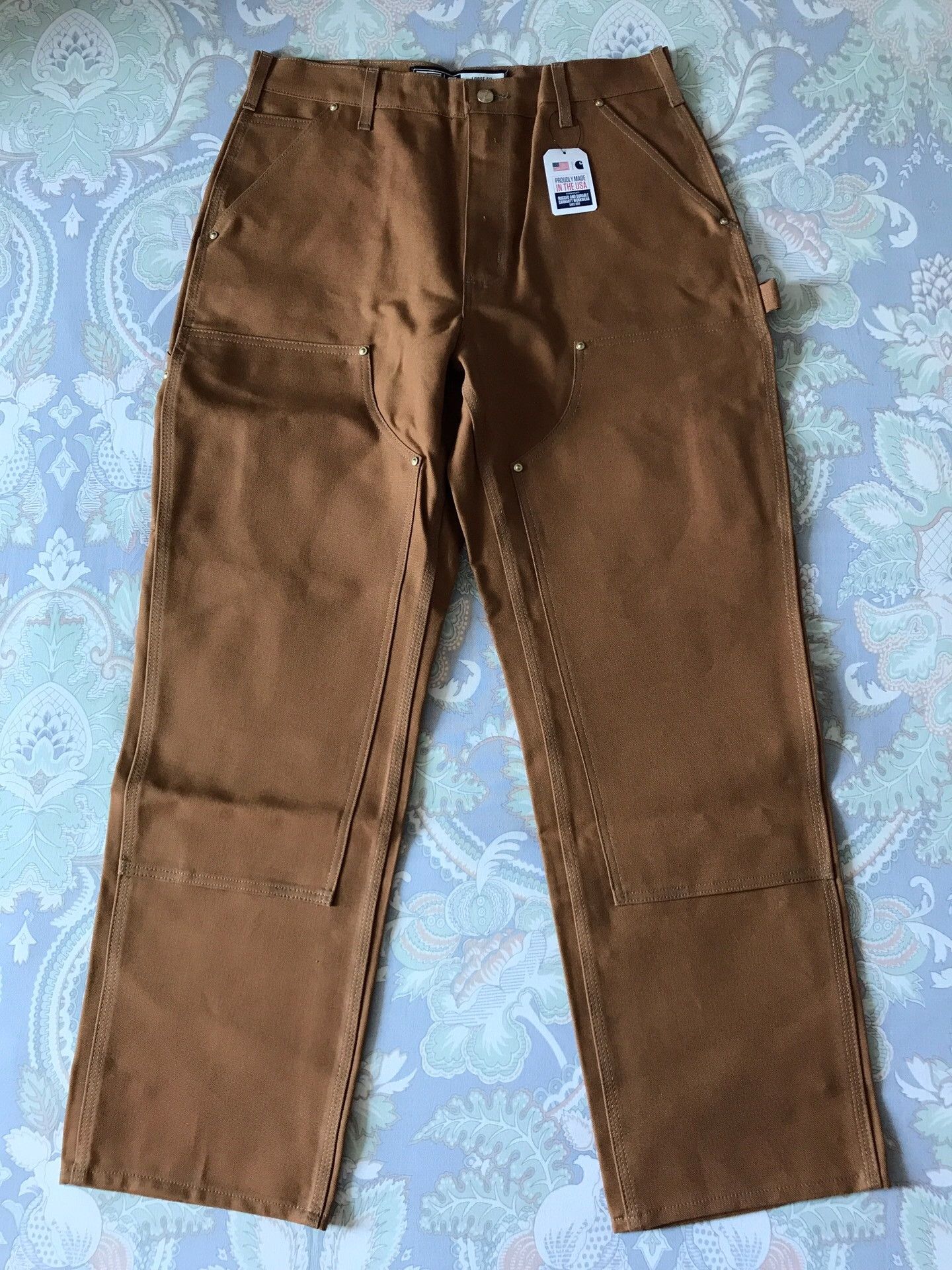 Carhartt Carhartt B01 BRN Canvas Work Pants W34L30 Size US 34 / EU 50 - 2 Thumbnail