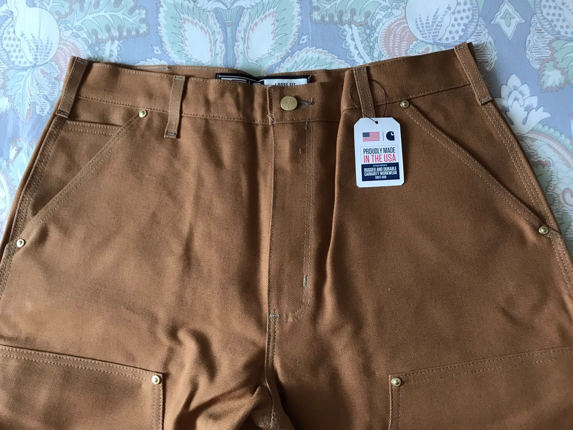 Carhartt Carhartt B01 BRN Canvas Work Pants W34L30 Size US 34 / EU 50 - 4 Thumbnail