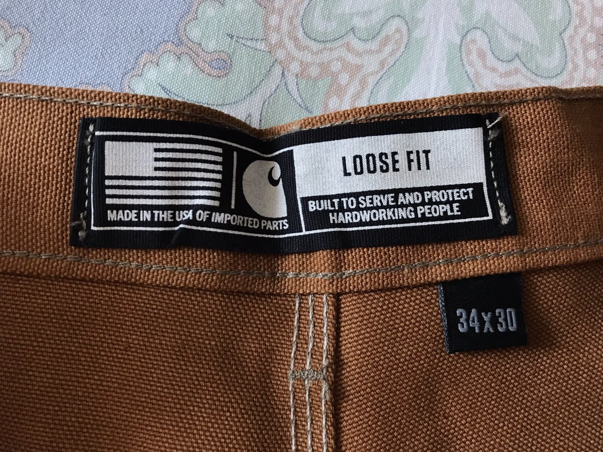 Carhartt Carhartt B01 BRN Canvas Work Pants W34L30 Size US 34 / EU 50 - 7 Thumbnail