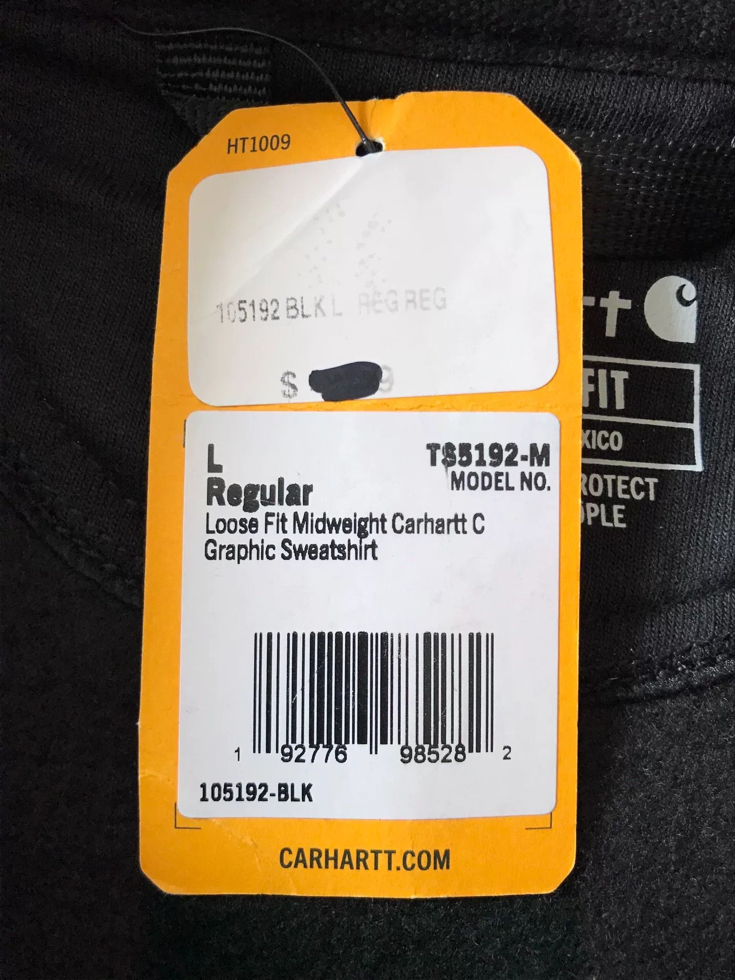 Carhartt Carhartt 105192 Black Hoodie Size US L / EU 52-54 / 3 - 7 Thumbnail