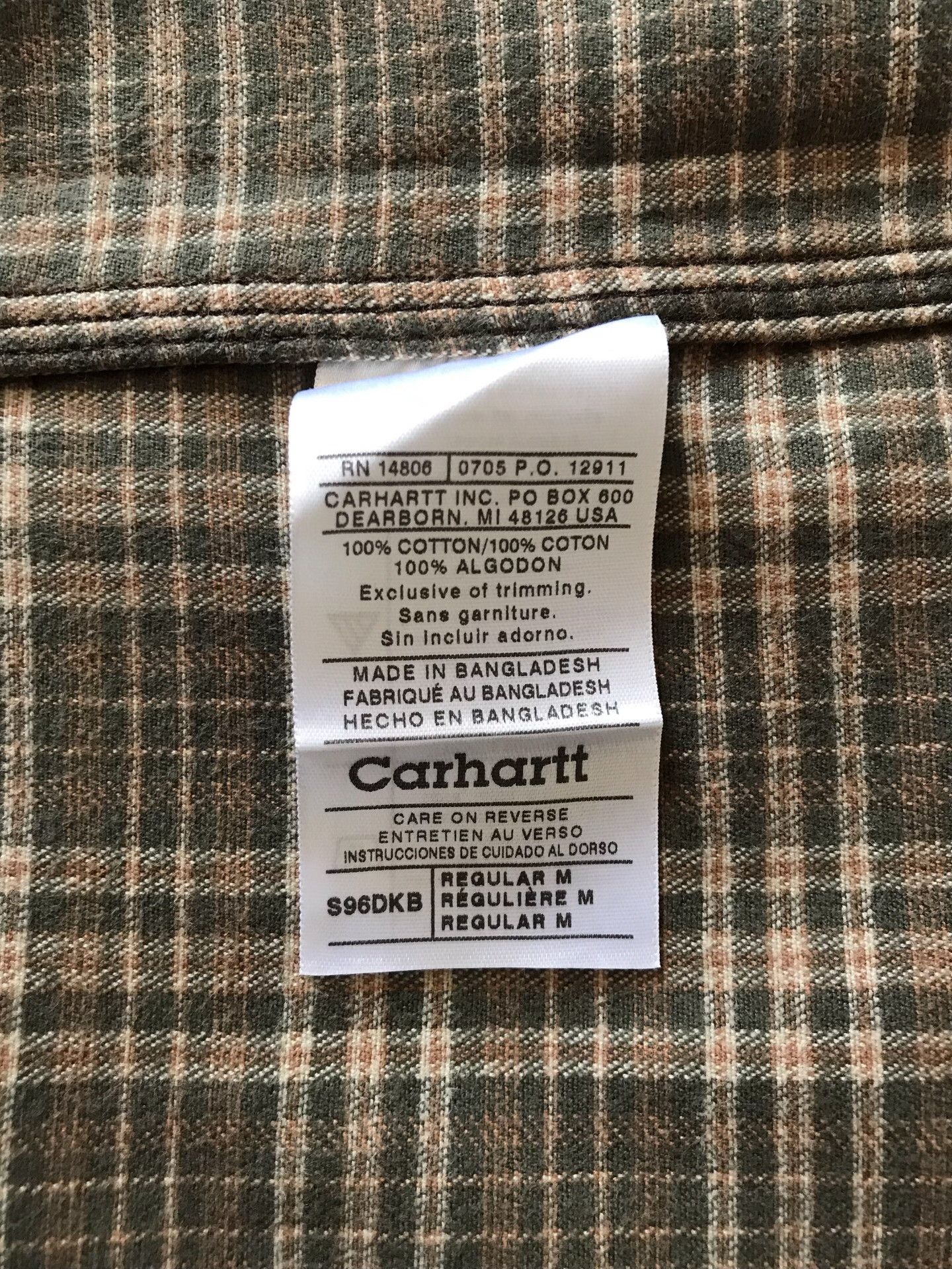 Carhartt Carhartt S96 DKB Canvas Shirt Jacket Size US M / EU 48-50 / 2 - 9 Thumbnail