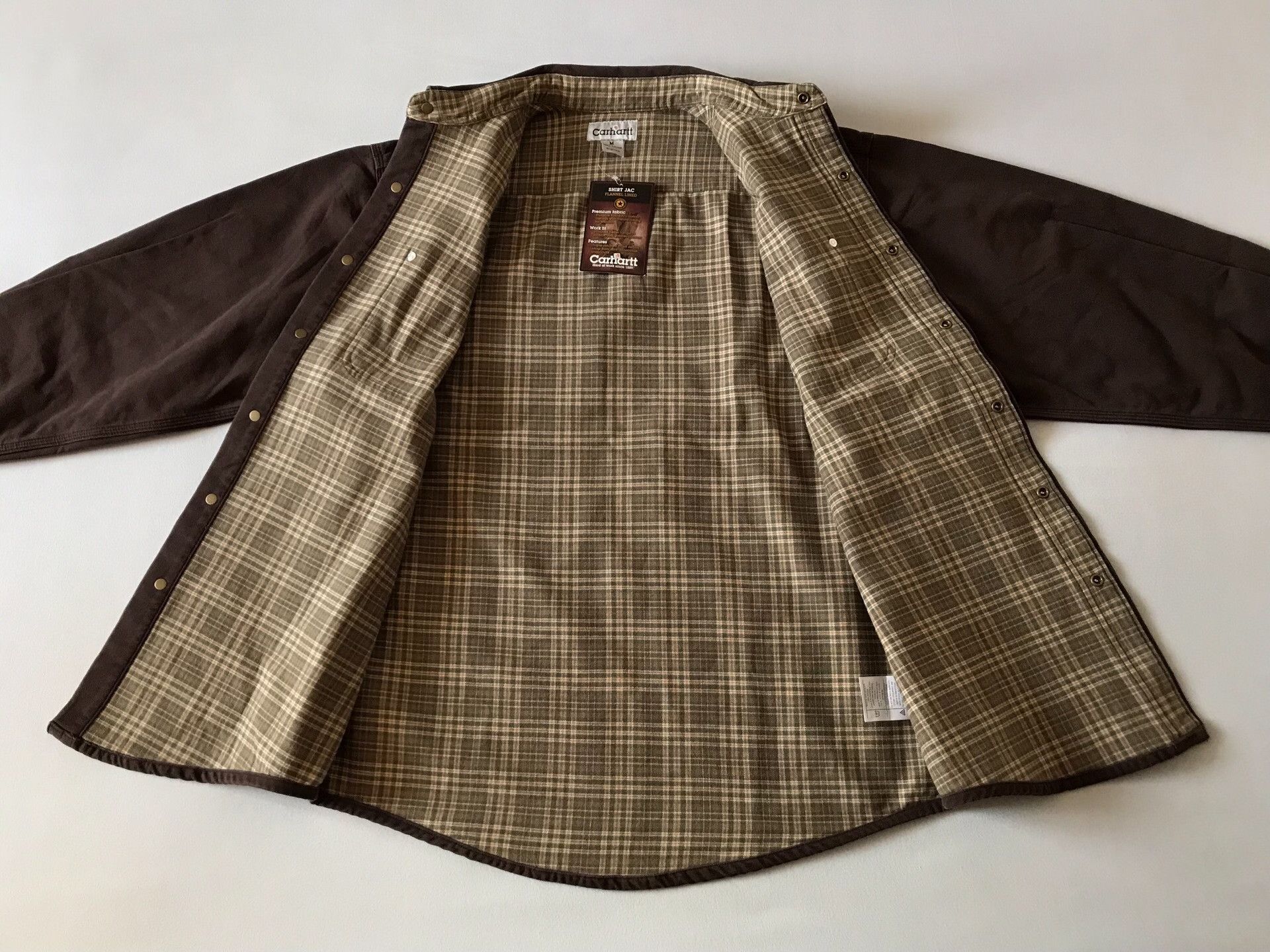 Carhartt Carhartt S96 DKB Canvas Shirt Jacket Size US M / EU 48-50 / 2 - 3 Thumbnail