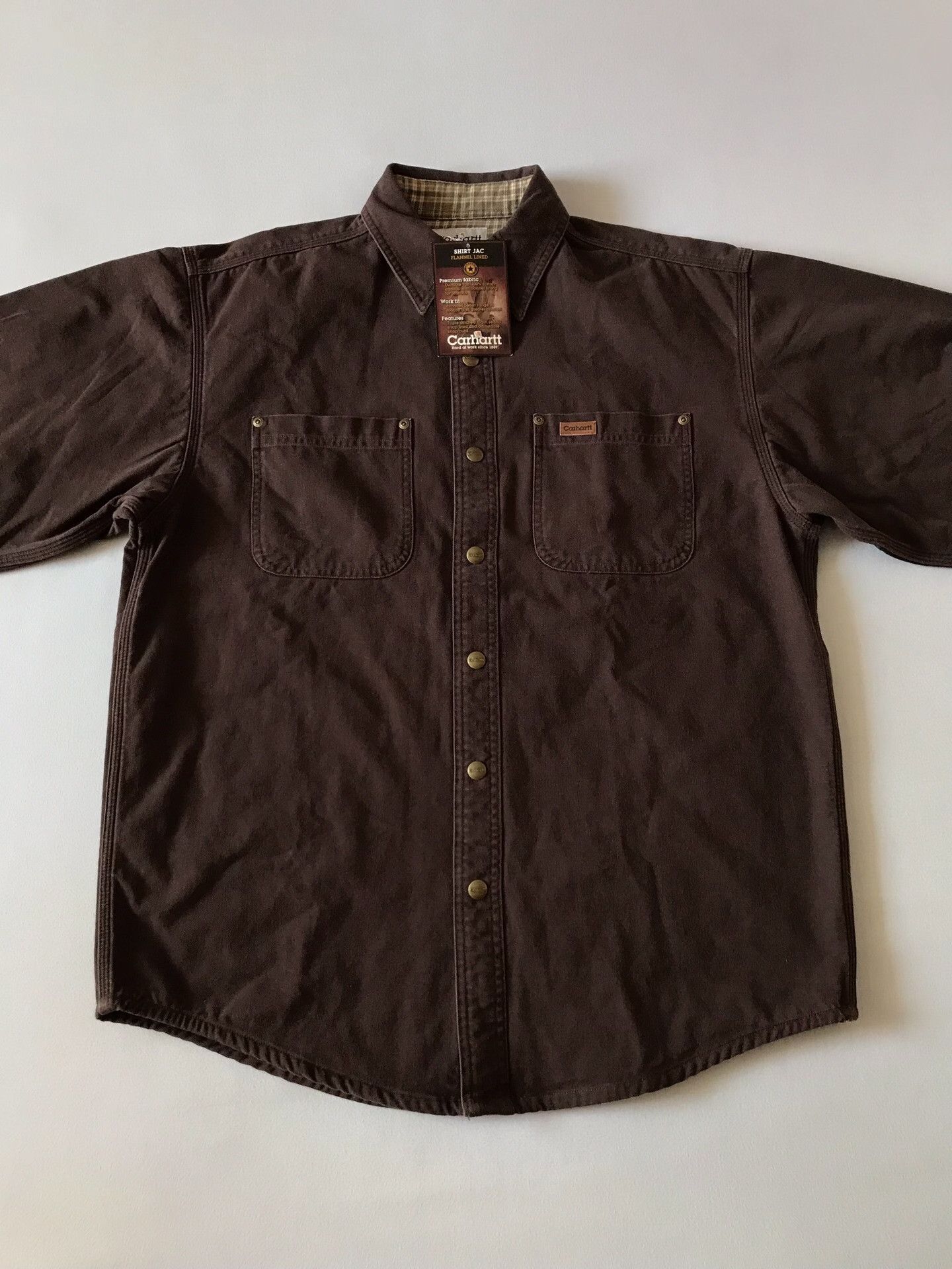 Carhartt Carhartt S96 DKB Canvas Shirt Jacket Size US M / EU 48-50 / 2 - 4 Thumbnail