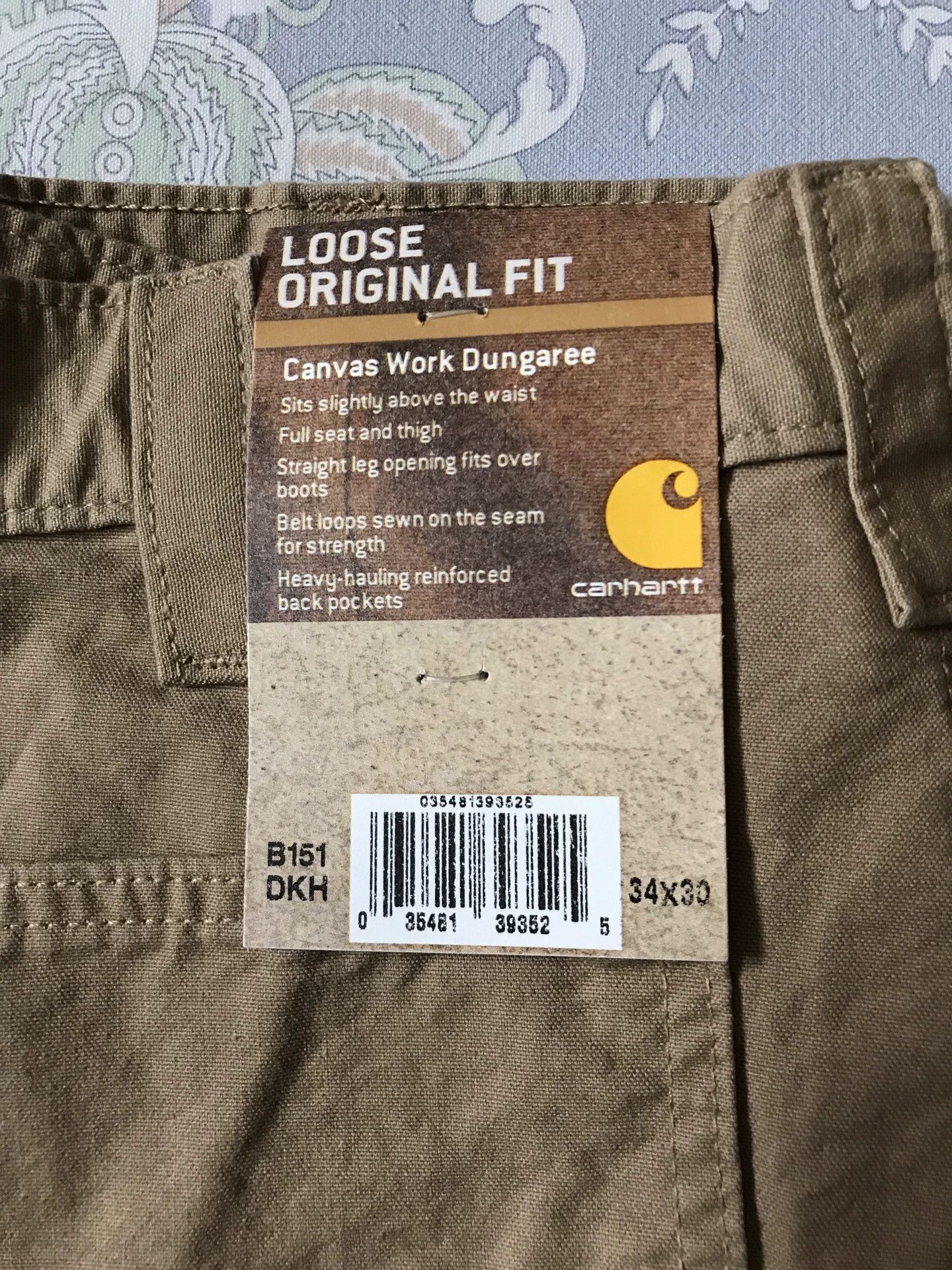 Carhartt Carhartt B151 Canvas Work Pants W34L30 Size US 34 / EU 50 - 8 Thumbnail