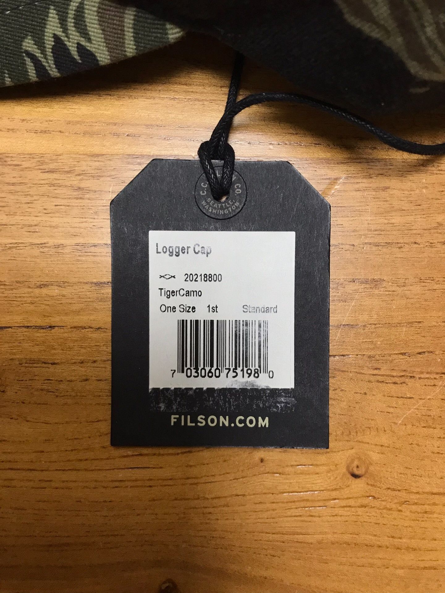 Filson Filson Tiger Camo Baseball Cap Size ONE SIZE - 7 Thumbnail